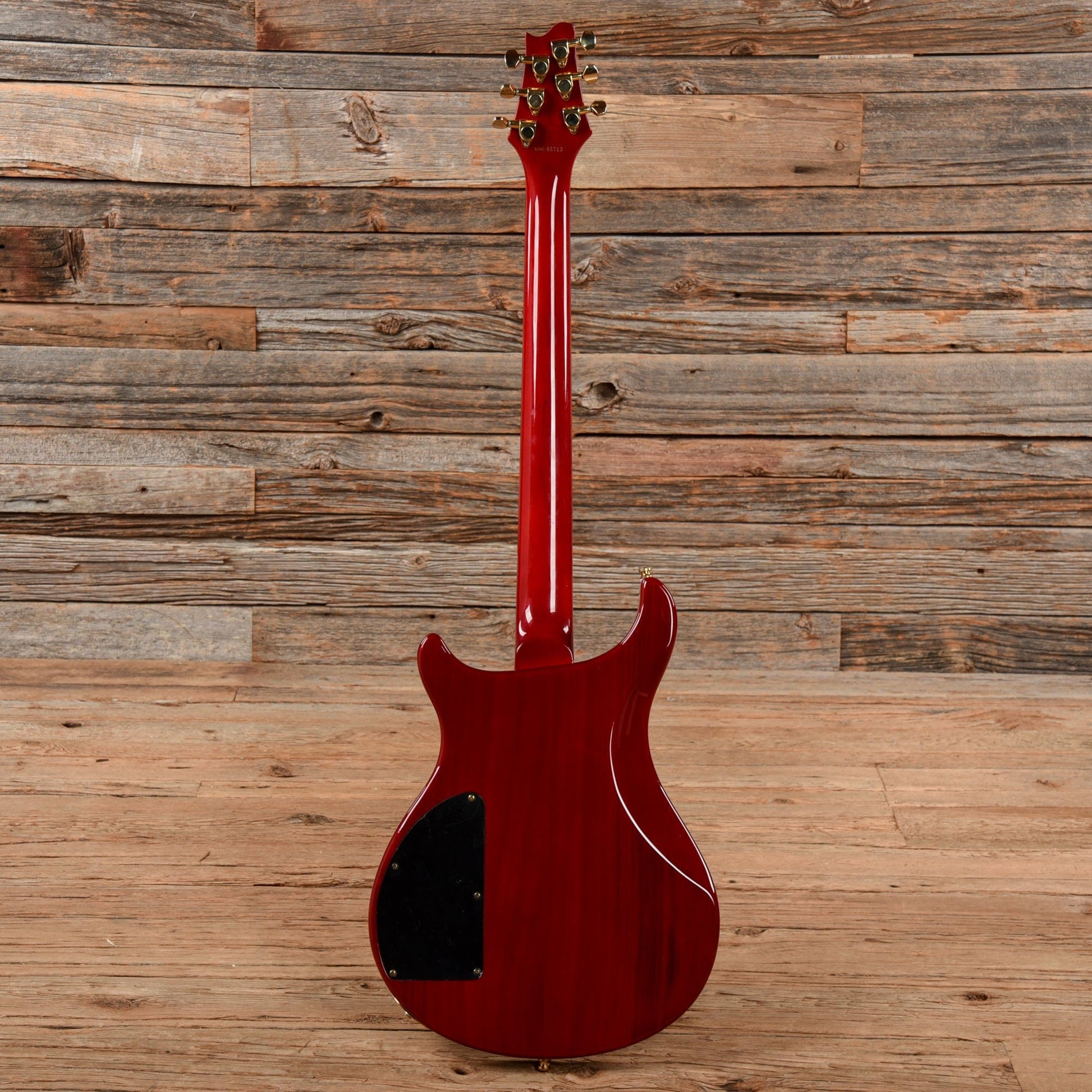 Morgan Monroe Tempest Transparent Red Electric Guitars / Solid Body