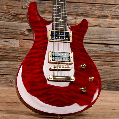 Morgan Monroe Tempest Transparent Red Electric Guitars / Solid Body