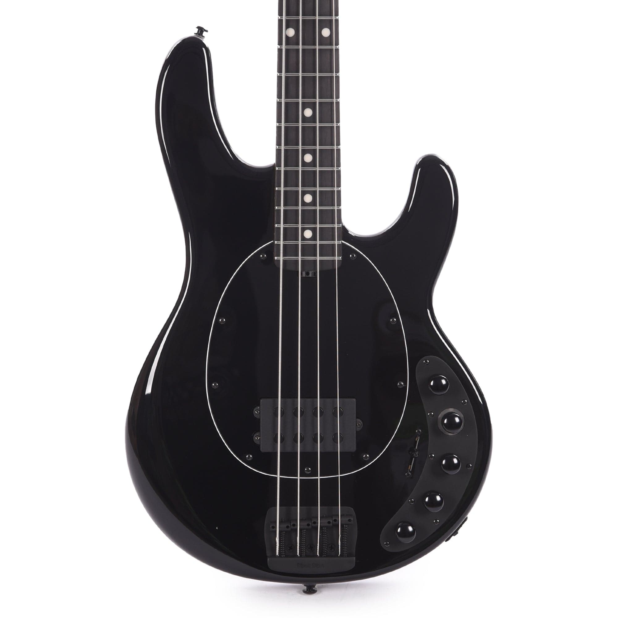 Music Man Dark Ray Obsidian Black Bass Guitars / 4-String