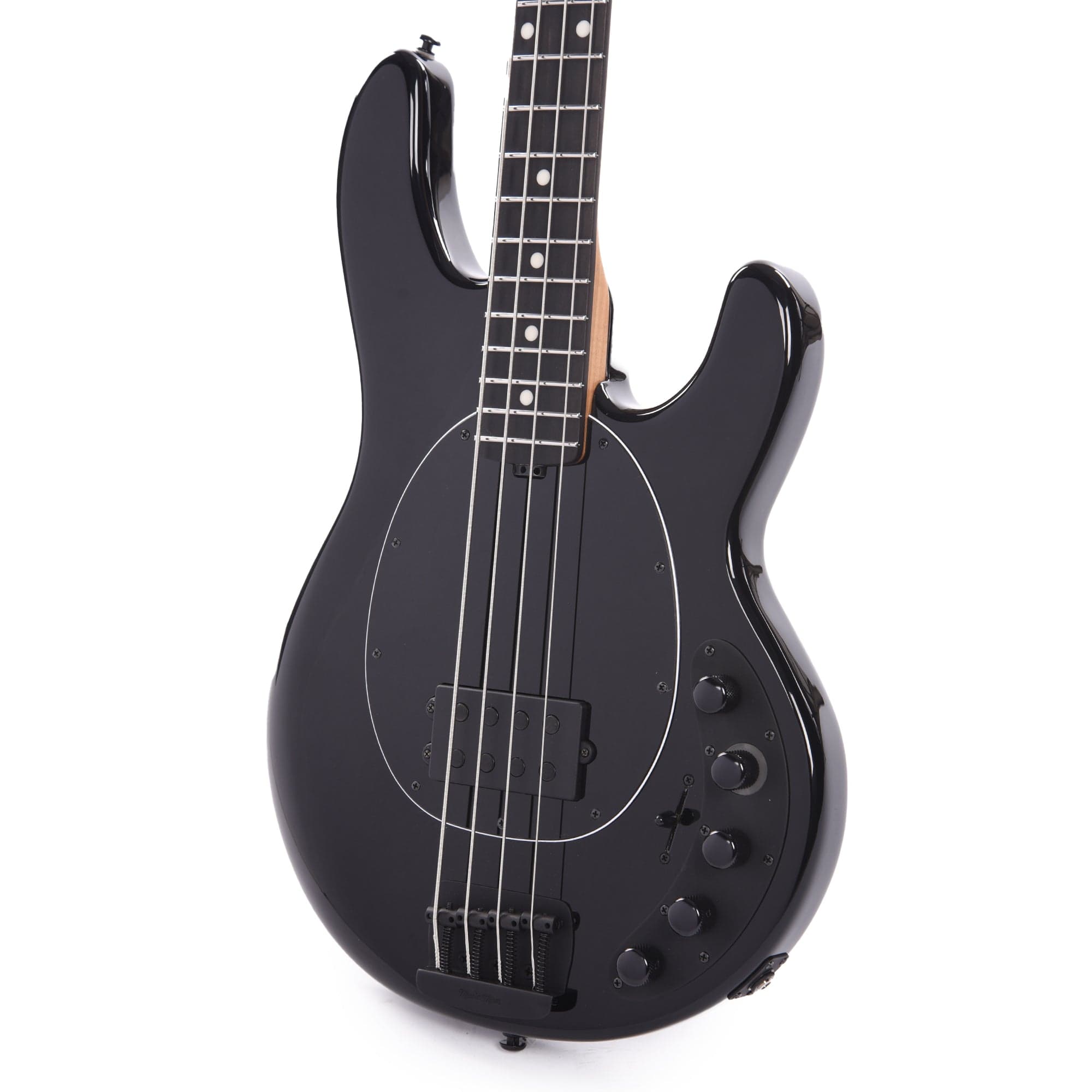 Music Man Dark Ray Obsidian Black Bass Guitars / 4-String