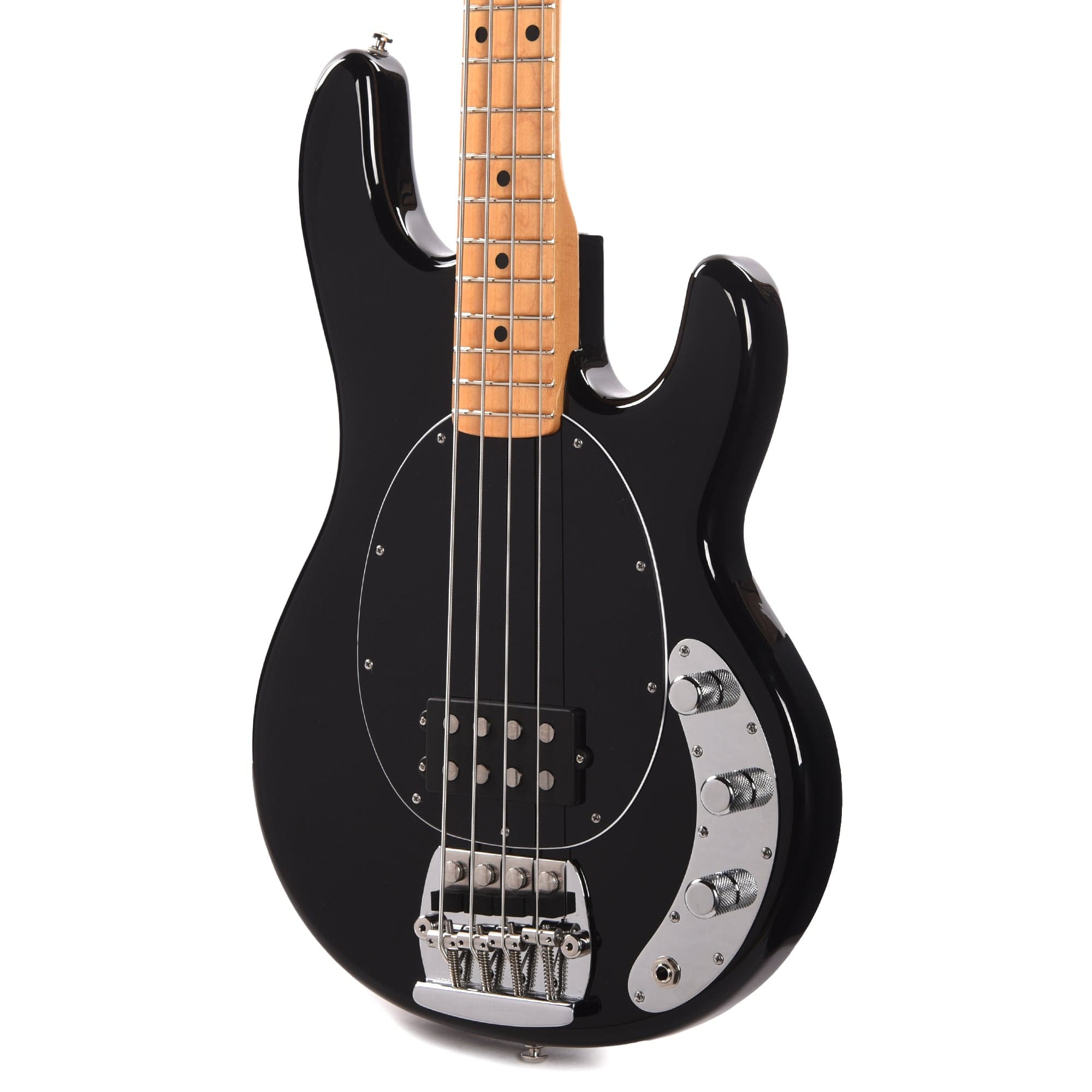 Music Man Retro 70s StingRay Bass Black Bass Guitars / 4-String