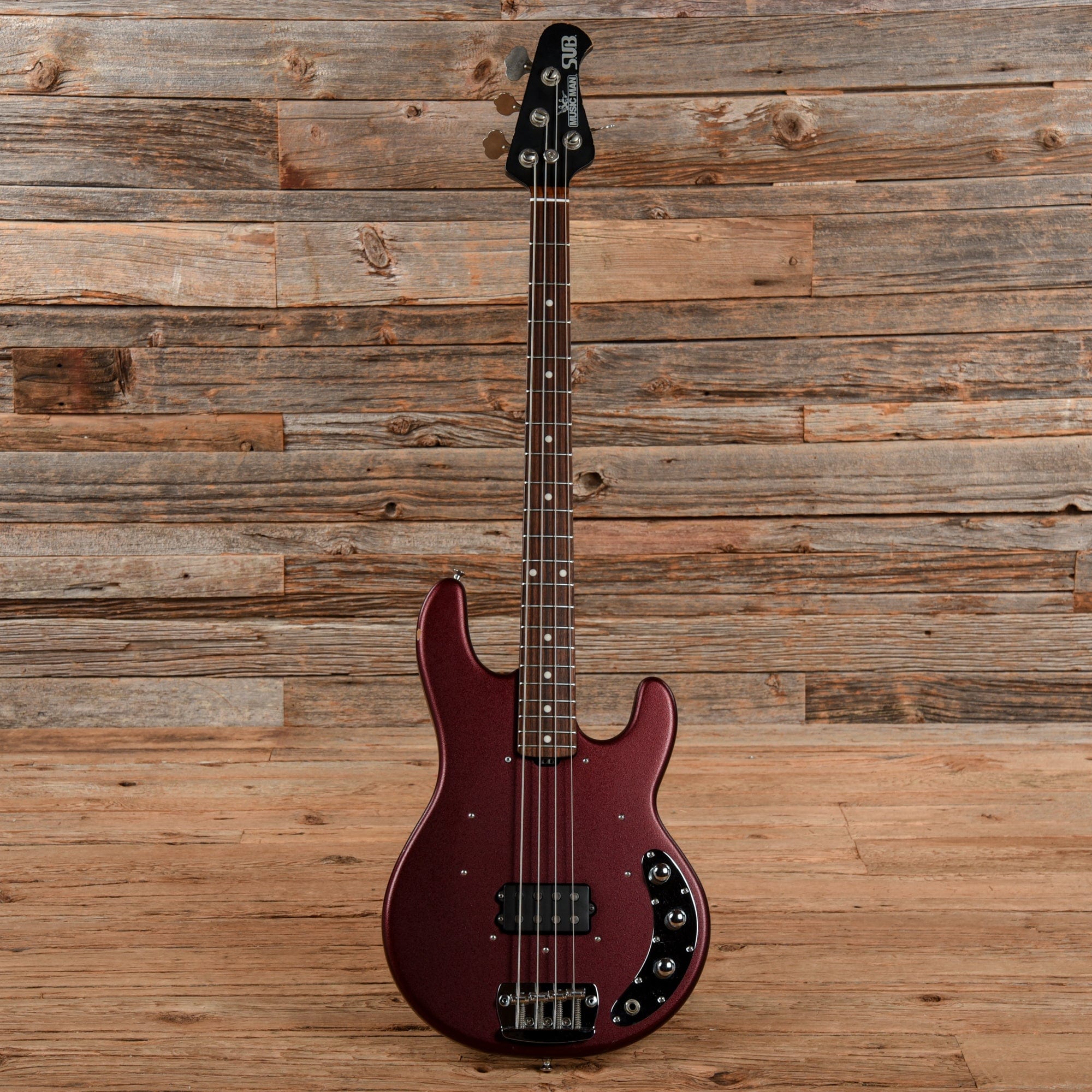 Music Man SUB Textured Red 2003 Bass Guitars / 4-String