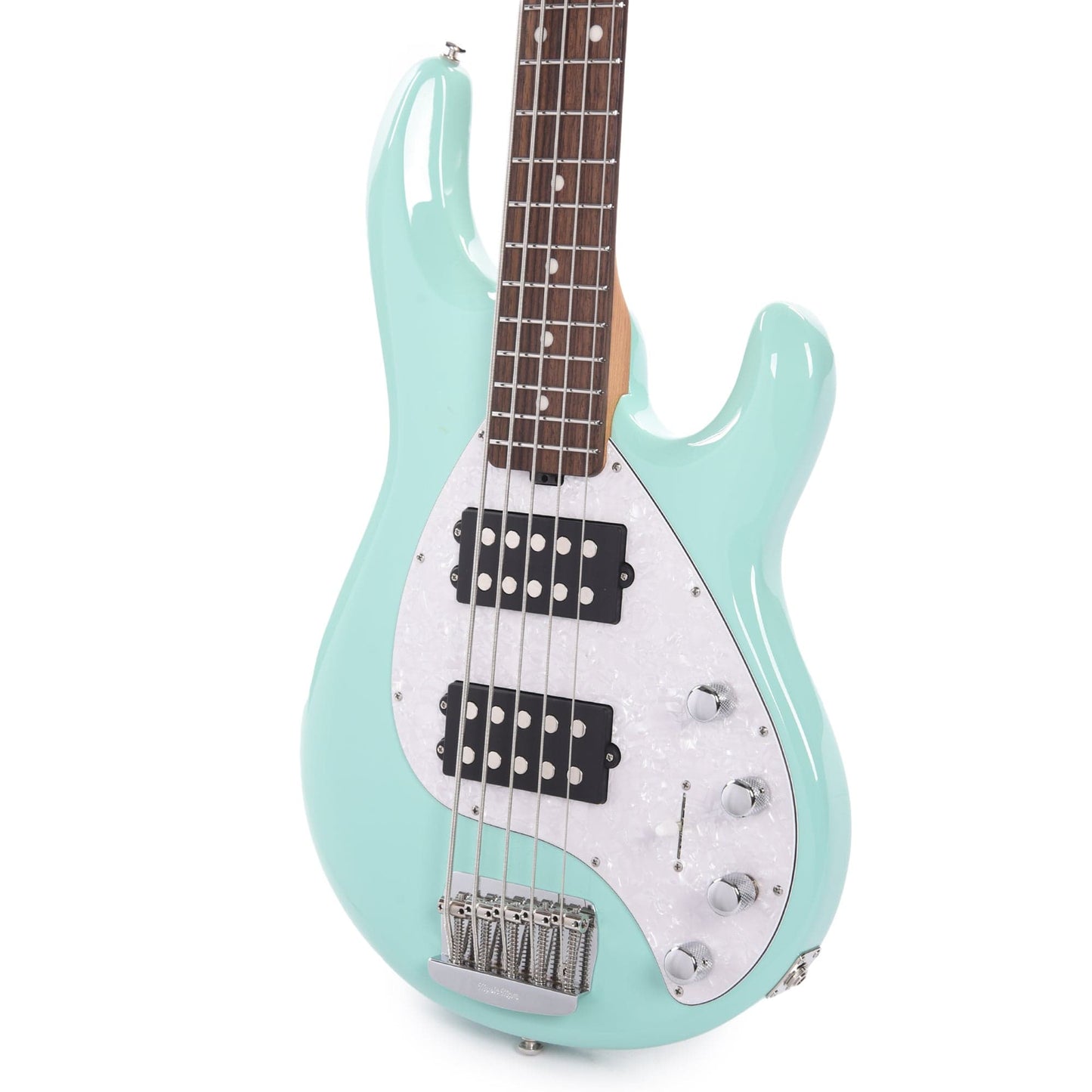 Music Man StingRay Special 5 HH Laguna Green w/Roasted Maple Neck Bass Guitars / 5-String or More