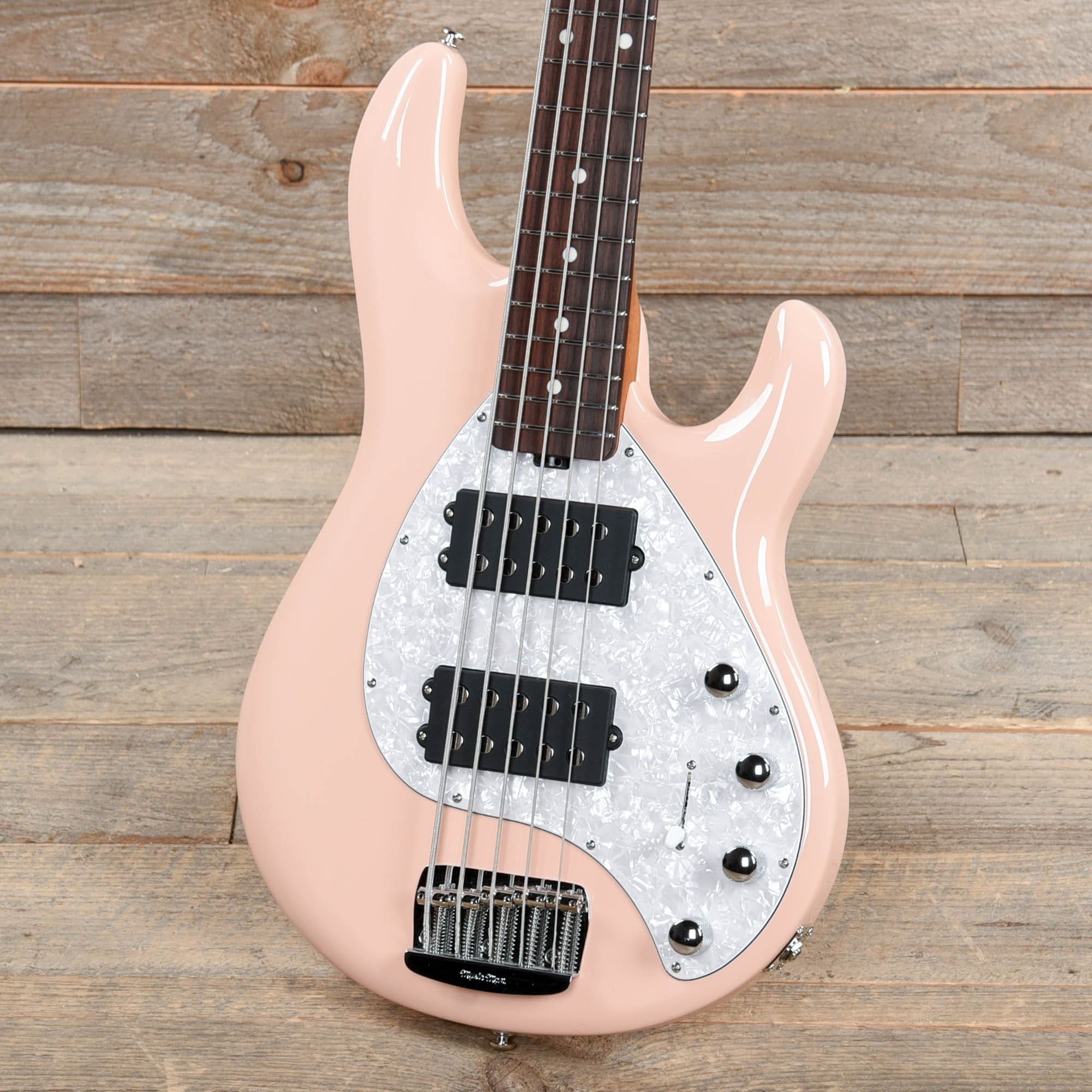 Music Man StingRay Special 5 HH Pueblo Pink w/Roasted Maple Neck Bass Guitars / 5-String or More