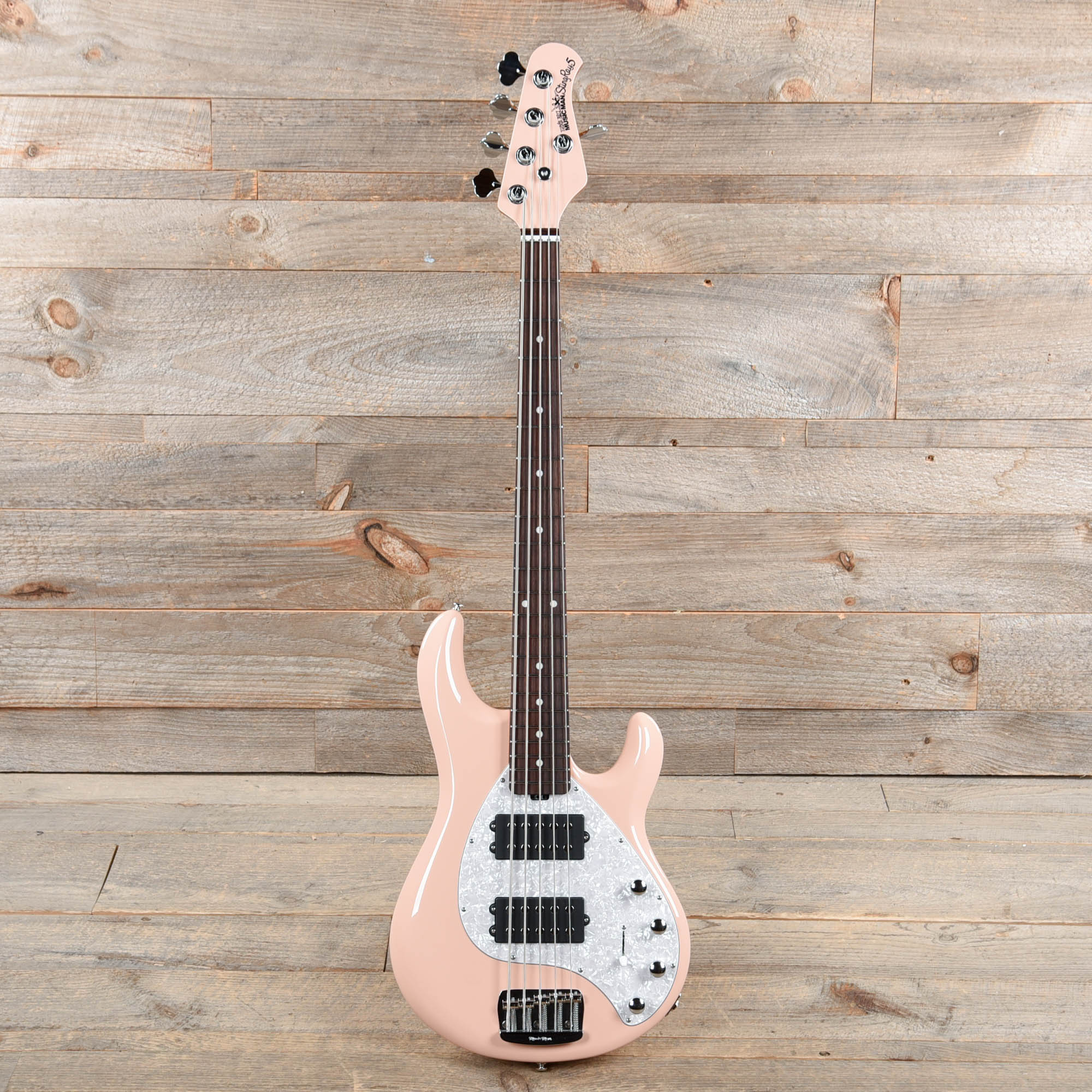 Music Man StingRay Special 5 HH Pueblo Pink w/Roasted Maple Neck Bass Guitars / 5-String or More