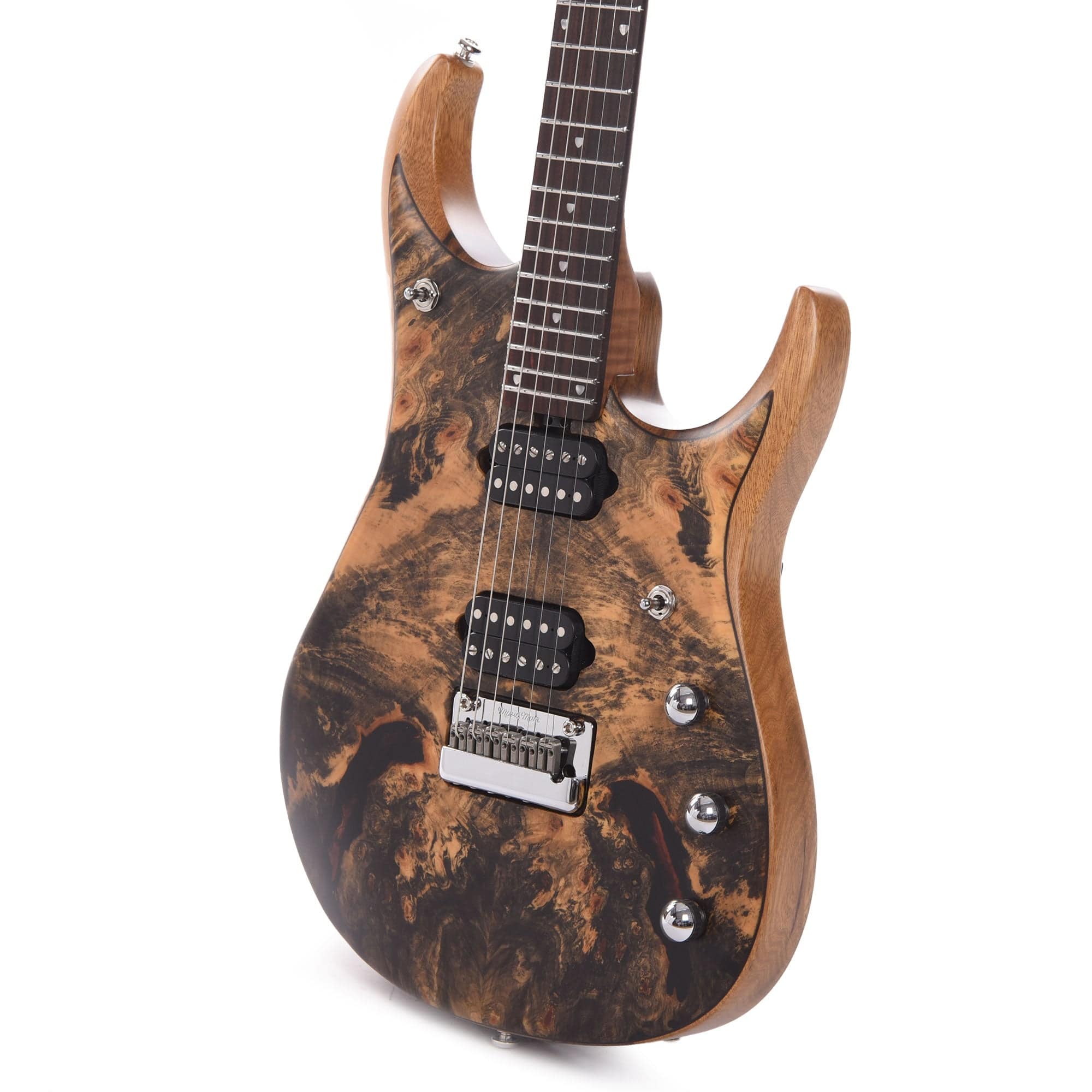 Music Man BFR John Petrucci JP15 Guitar Butterscotch Burl Electric Guitars / Solid Body