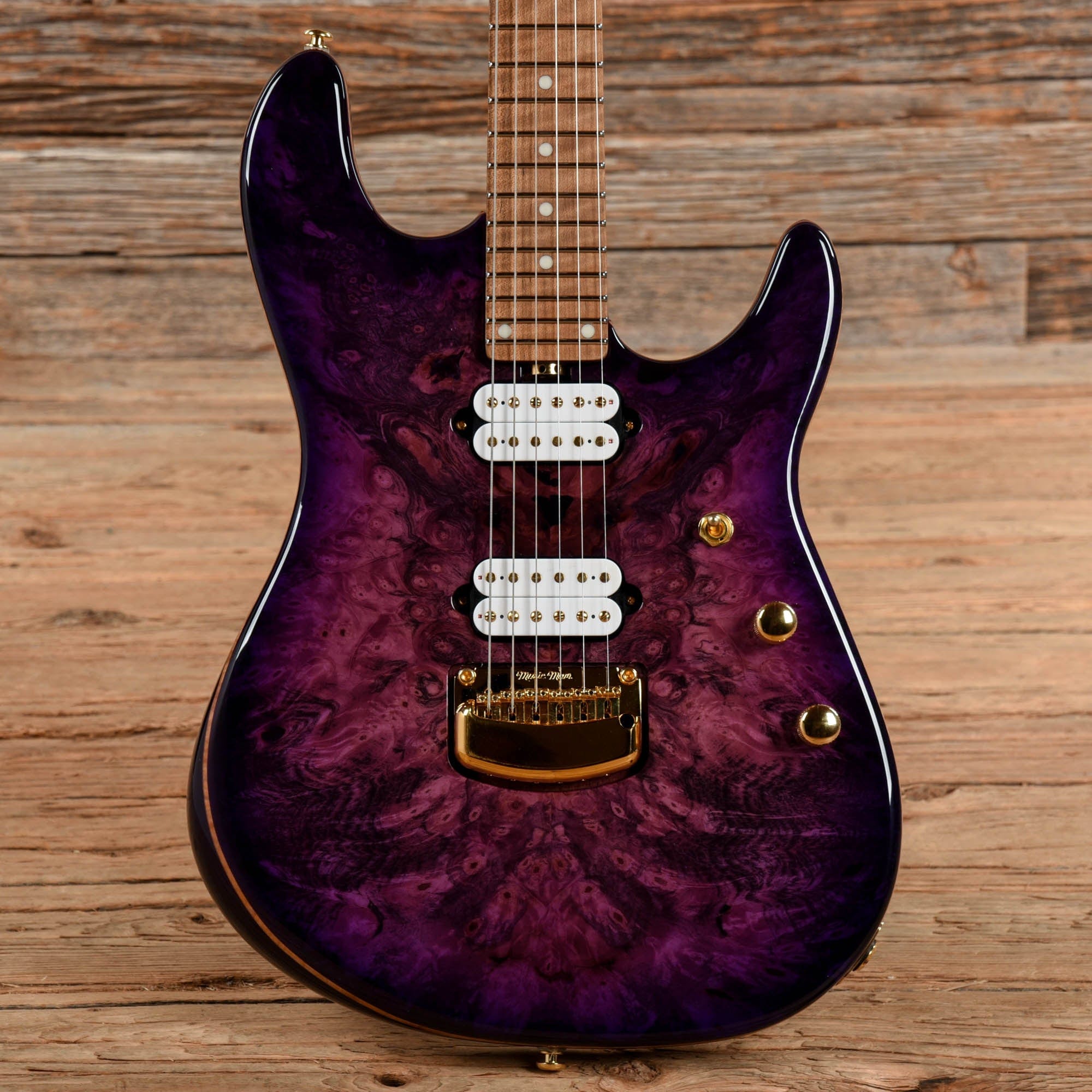 Music Man Jason Richardson Signature Cutlass Majora Purple 2022 Electric Guitars / Solid Body