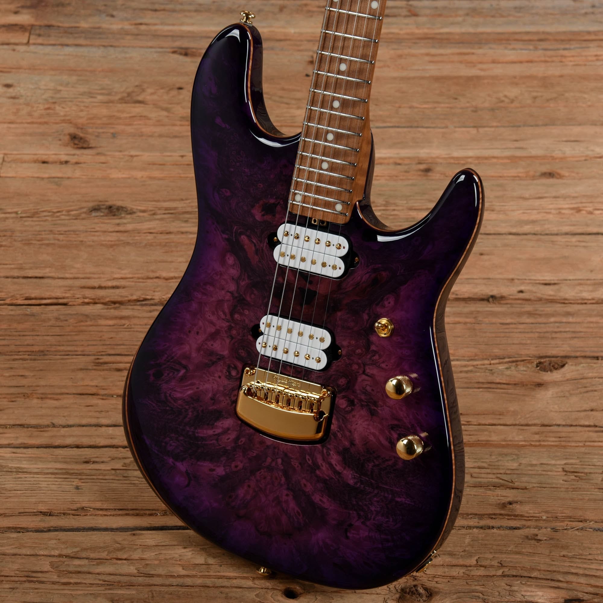 Music Man Jason Richardson Signature Cutlass Majora Purple 2022 Electric Guitars / Solid Body