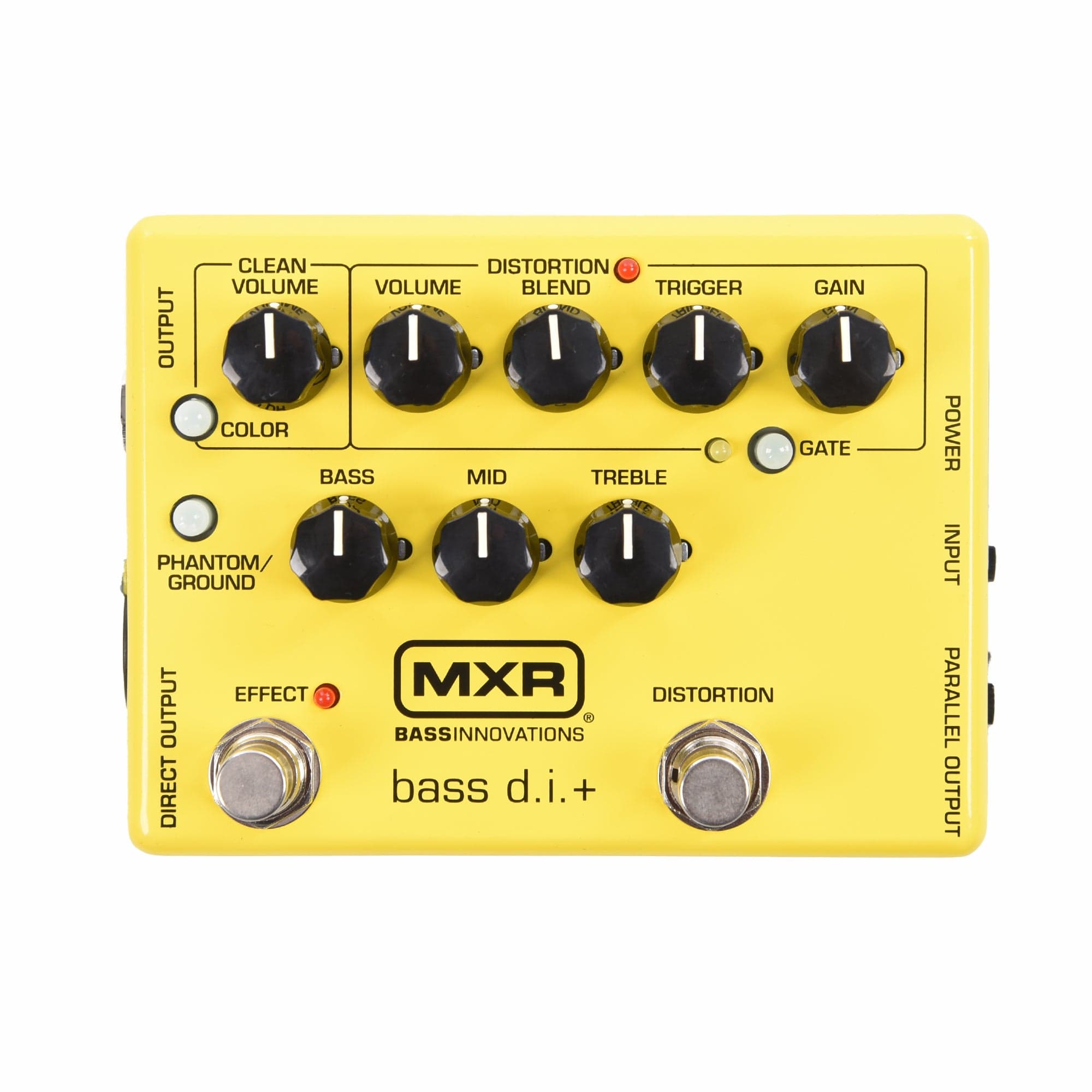 MXR M80 Special Edition Yellow Bass DI+ Pedal