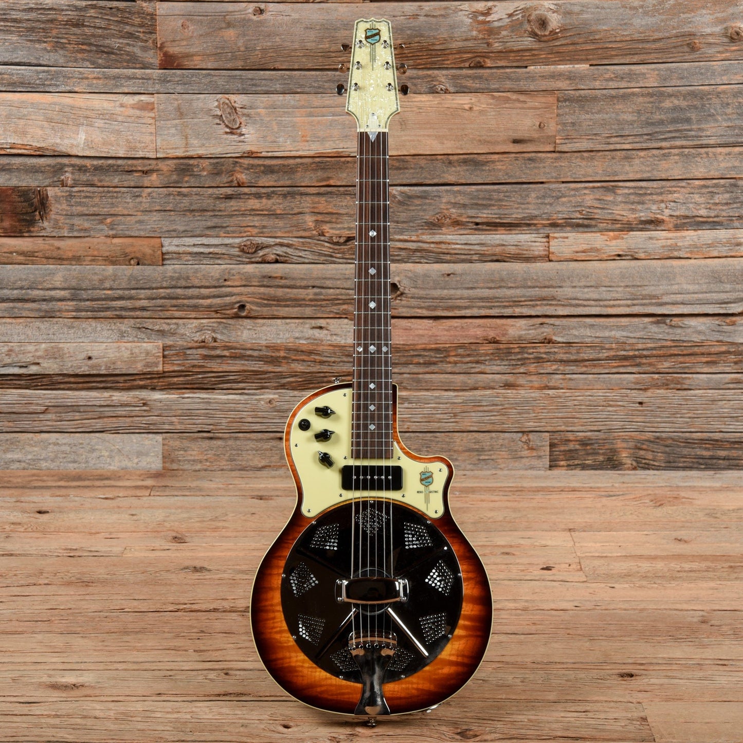 National National Reso-Phonic ResoLectric Revolver Sunburst Electric Guitars / Solid Body