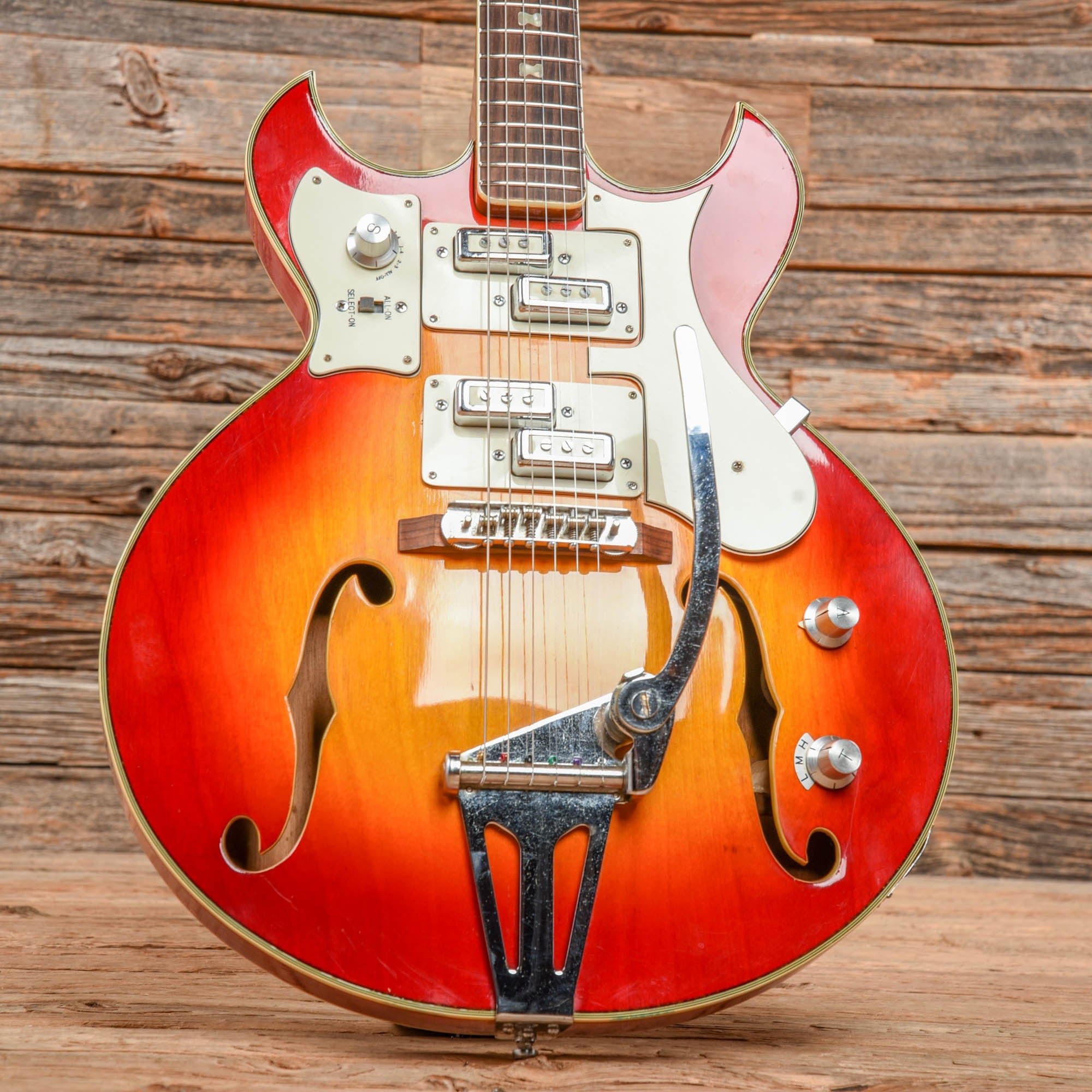 Norma Eg 673 Cherry Sunburst 1960s Chicago Music Exchange