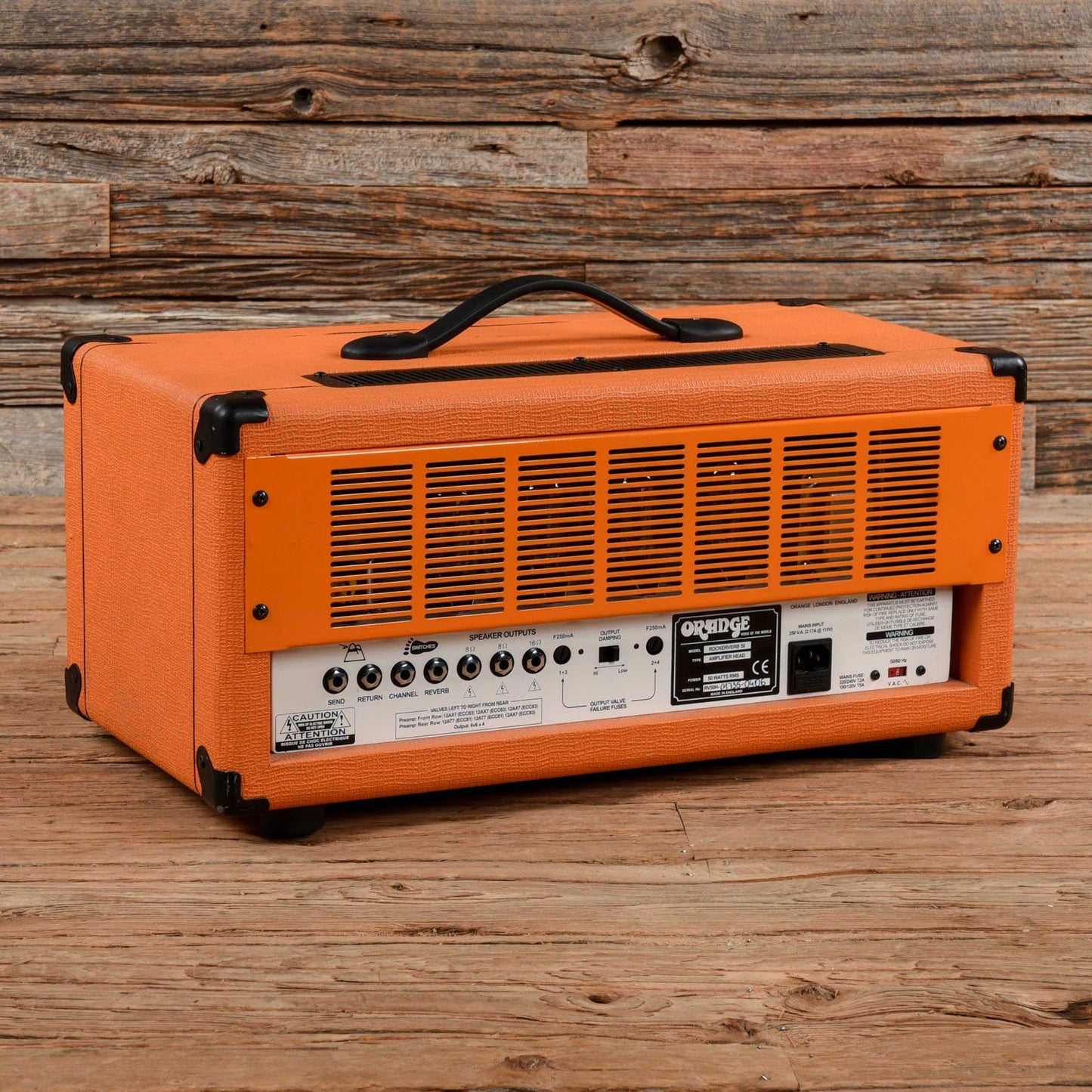 Orange Rockerverb 50 2-Channel 50-Watt Guitar Amp Head Amps / Guitar Cabinets