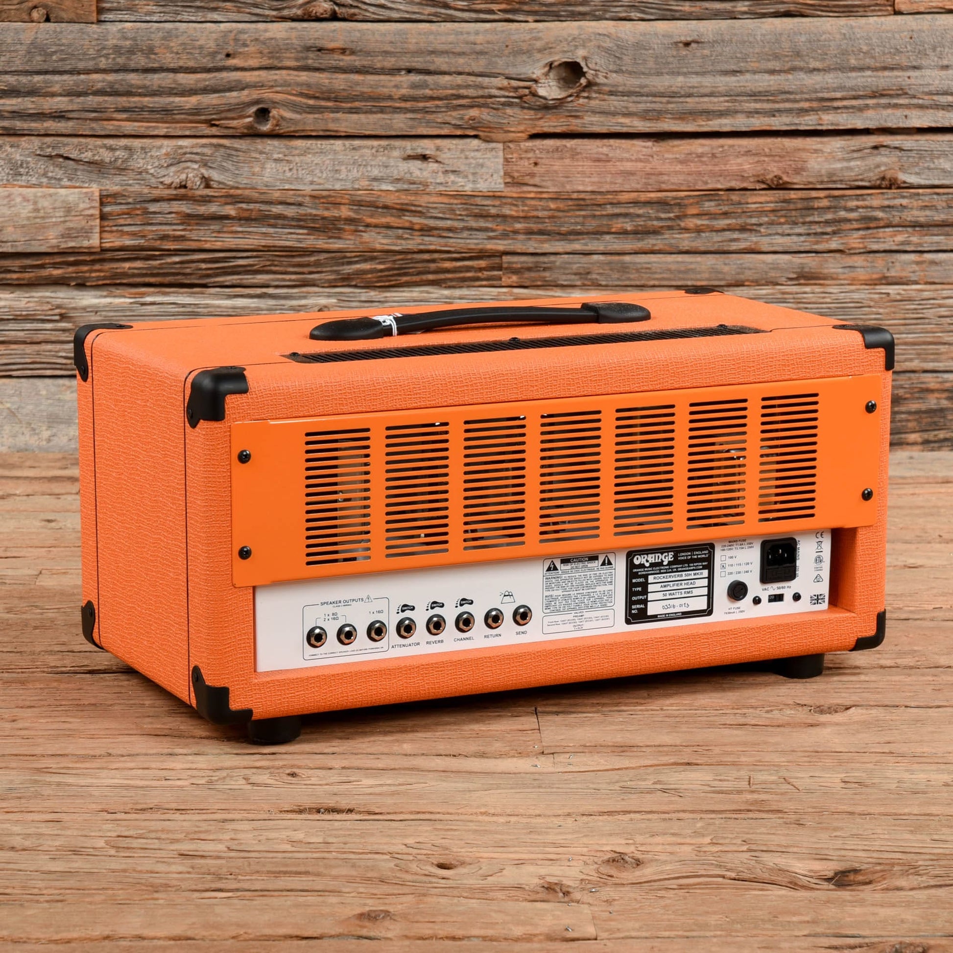 Orange Rockerverb 50 Mk III 50-Watt Guitar Amp Head Amps / Guitar Cabinets