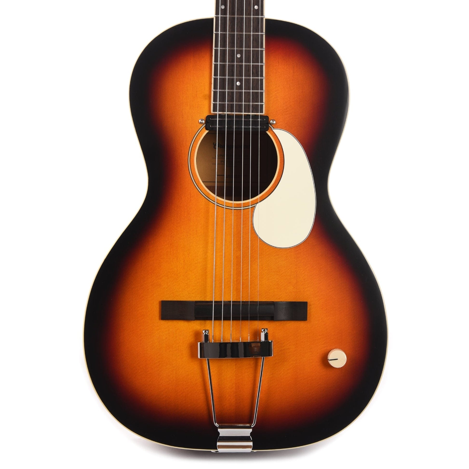 Orangewood Juniper Sunburst Live Rubber Bridge Parlor Acoustic Guitar Acoustic Guitars / Parlor