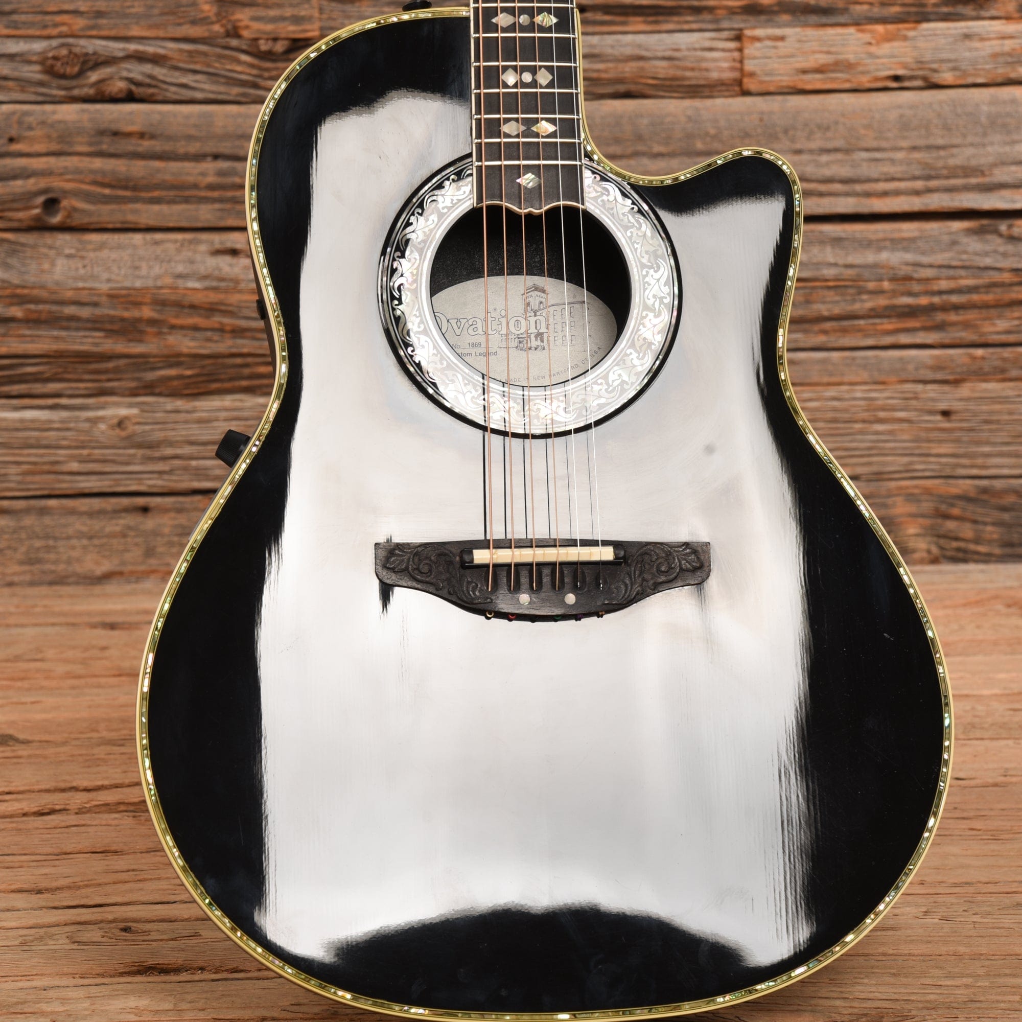 Ovation 1869 Custom Legend Black 1900 – Chicago Music Exchange