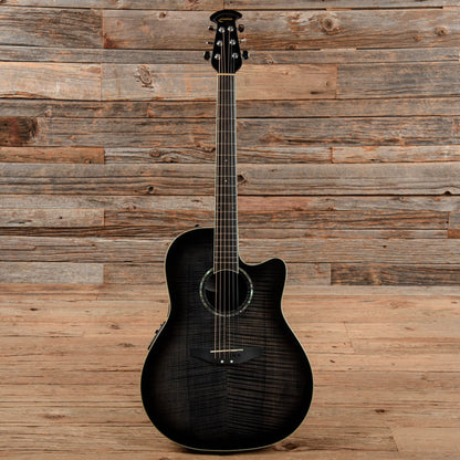 Ovation Celebrity CC24 Transparent Black Acoustic Guitars / Built-in Electronics