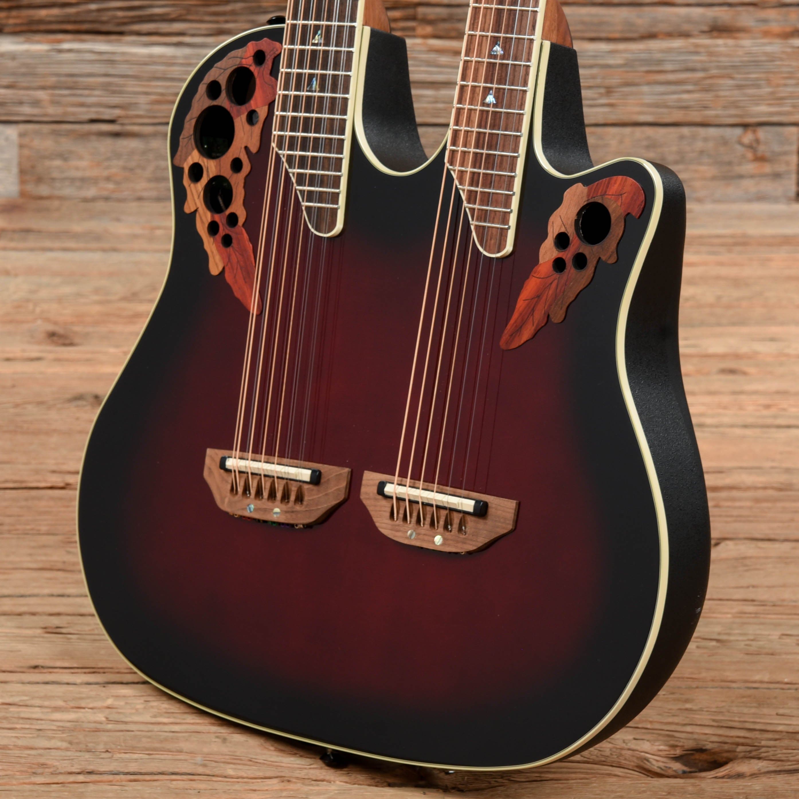 Ovation CSE225 Celebrity Double Neck Sunburst – Chicago Music Exchange