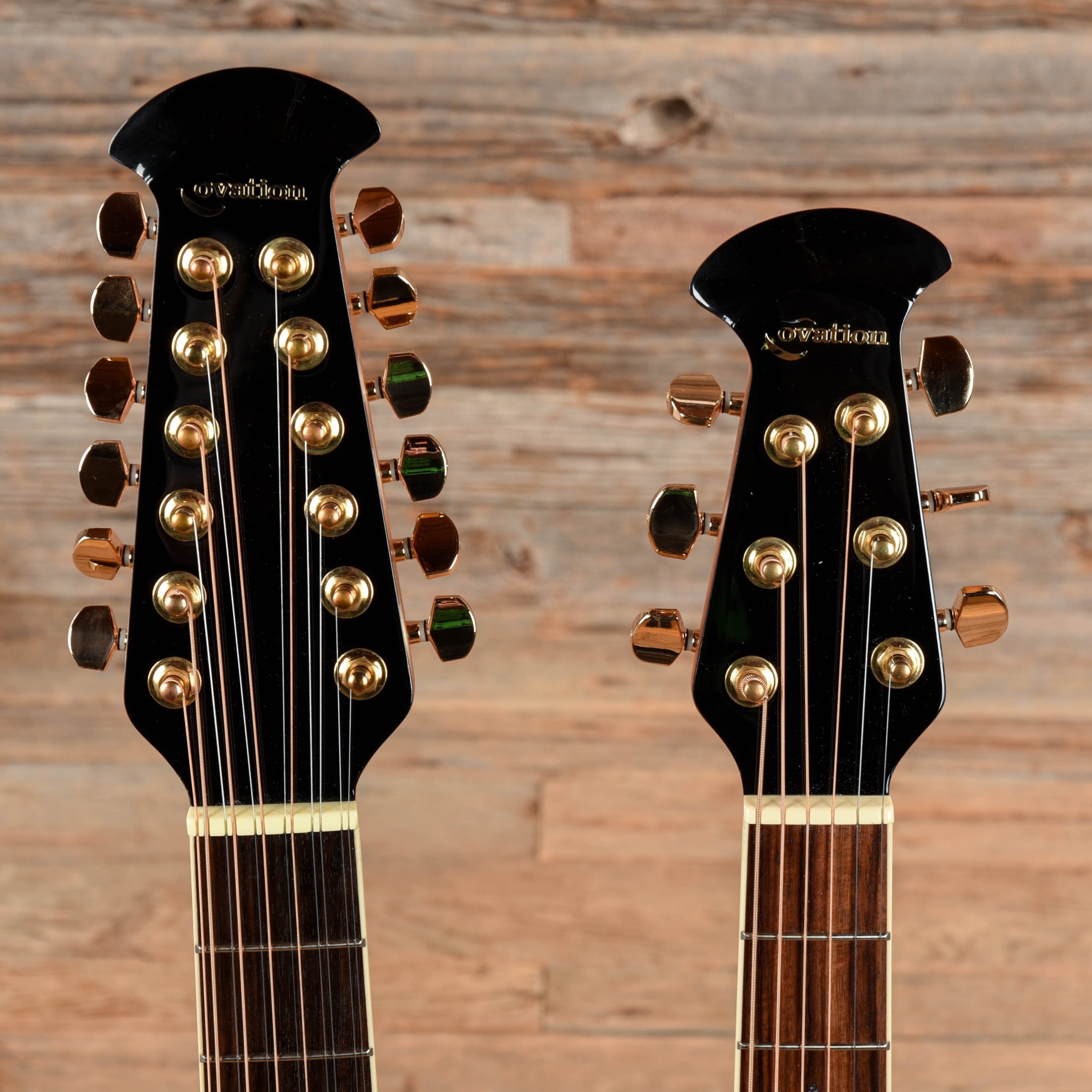 Ovation CSE225 Celebrity Double Neck Sunburst – Chicago Music Exchange