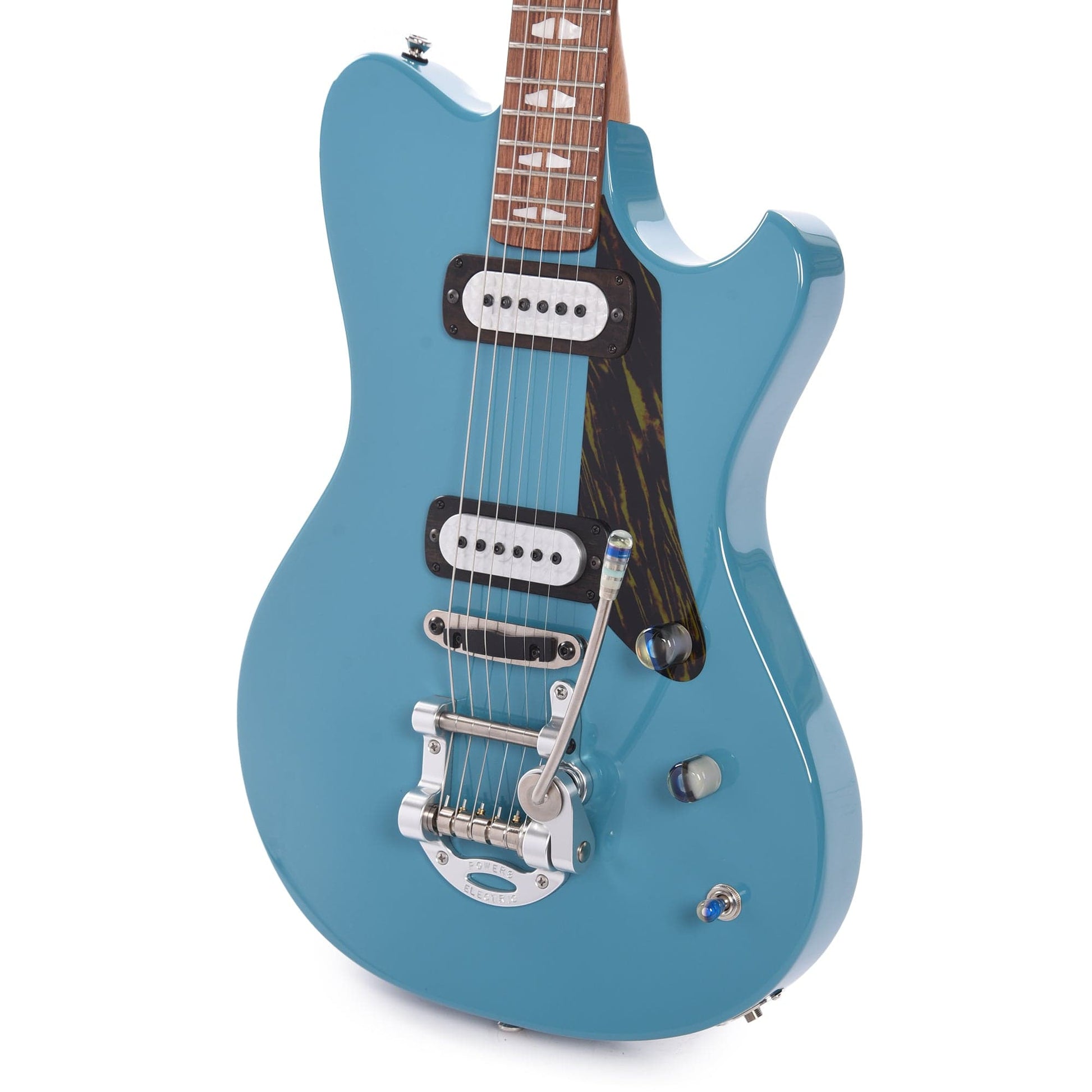 Powers Electric A-Type Cascade Blue w/FF42 Pickups Electric Guitars / Solid Body