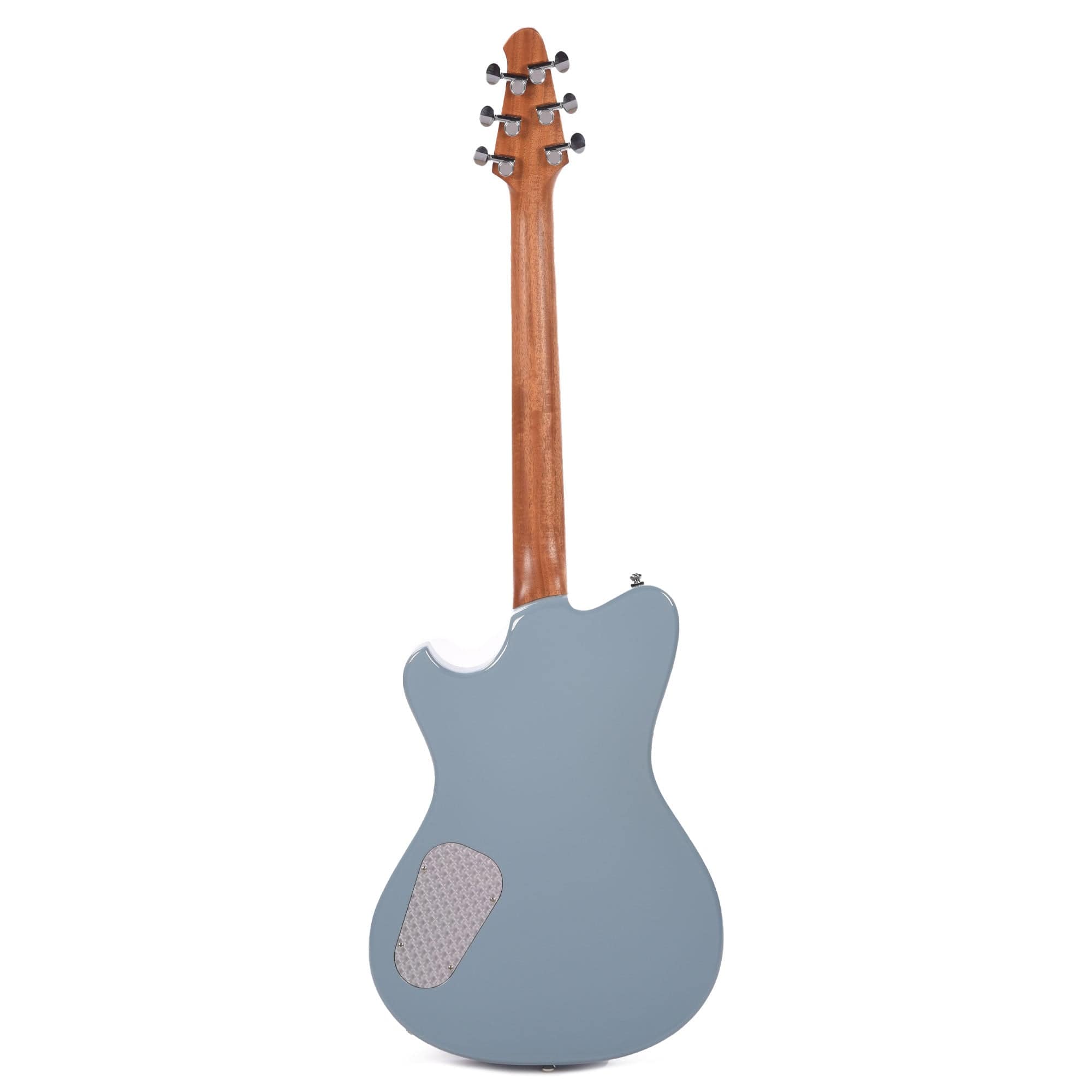 Powers Electric A-Type Pearl Meissen Blue w/PF42 Pickups & Firestripe PIckguard Electric Guitars / Solid Body