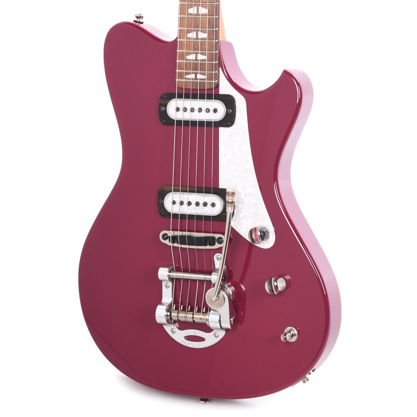 Powers Electric A-Type Ruby Star w/PF42 Pickups Electric Guitars / Solid Body