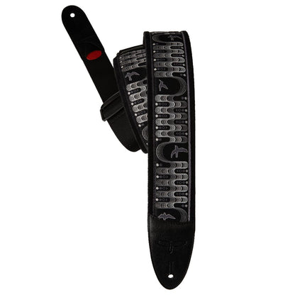 PRS 2.4" Padded Guitar Strap w/FLASH Custom Jacquard Birds Wavelength Charcoal Accessories / Straps