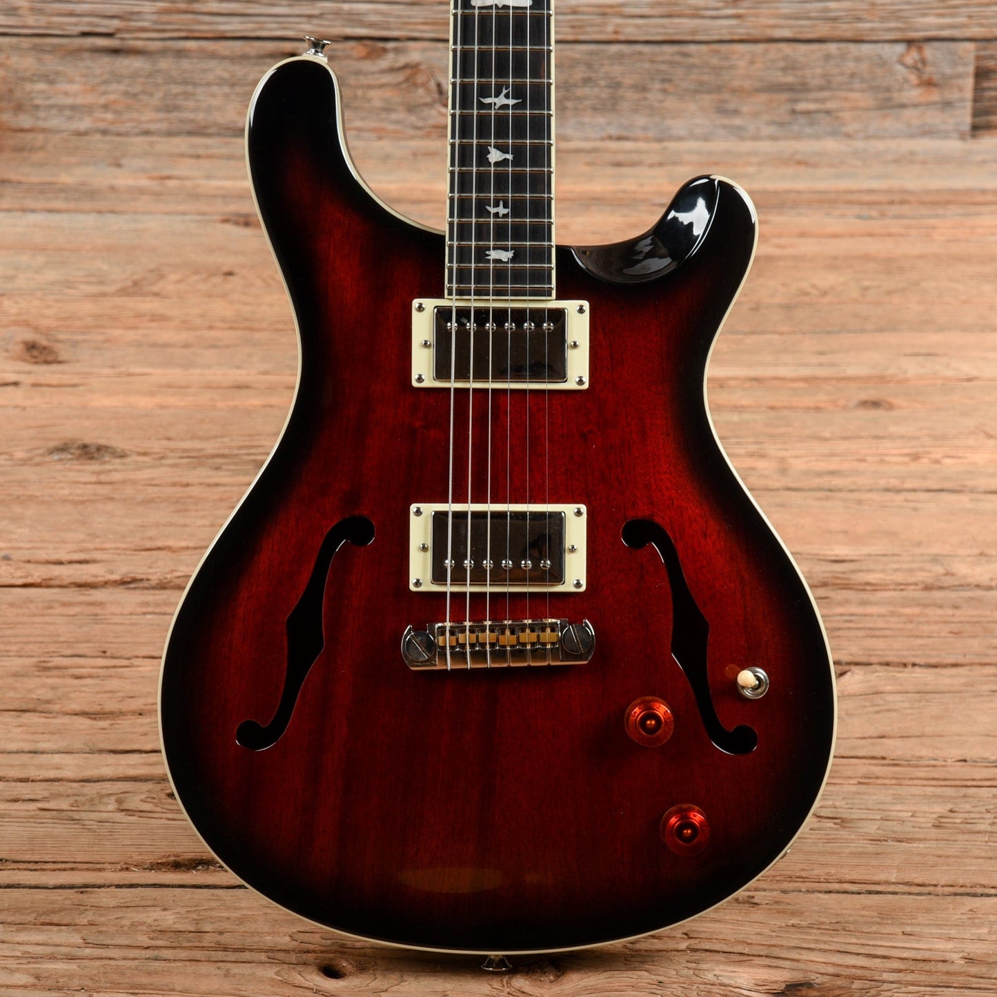 PRS SE Hollowbody Standard Fire Red Burst 2021 Electric Guitars / Hollow Body