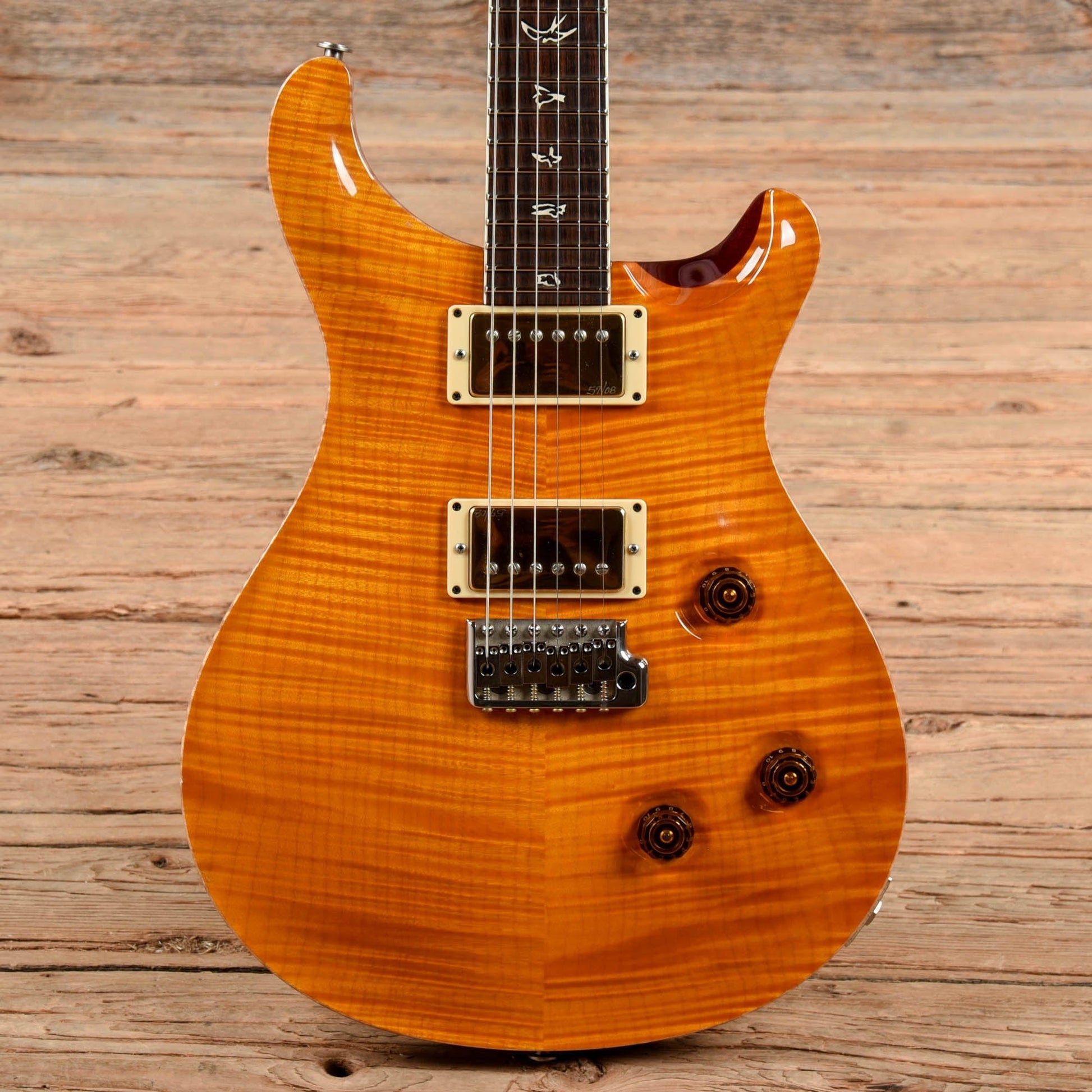 PRS 25th Anniversary Custom 24 10-Top Amber 2010 Electric Guitars / Solid Body