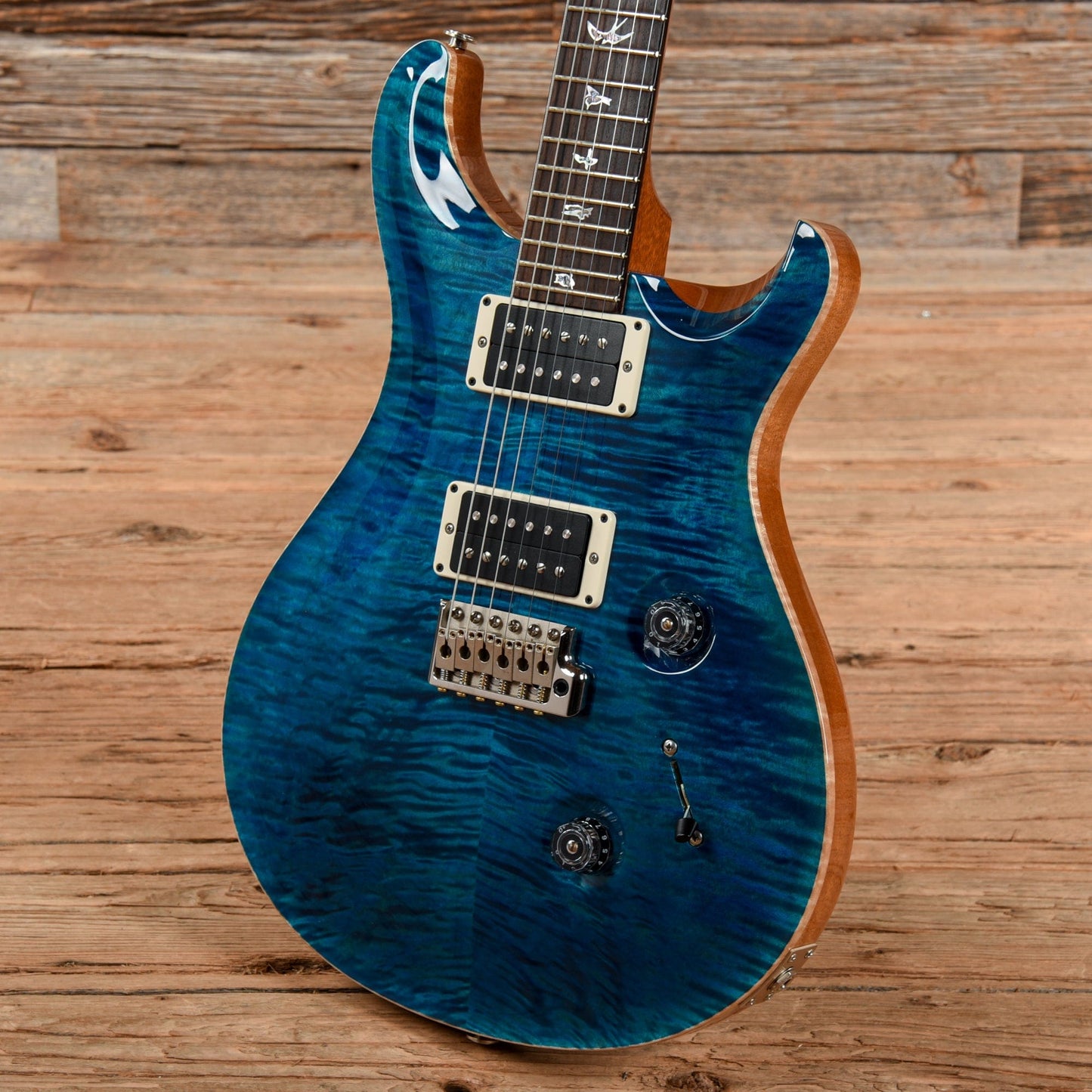 PRS Custom 24 10-Top Cobalt Blue 2012 Electric Guitars / Solid Body