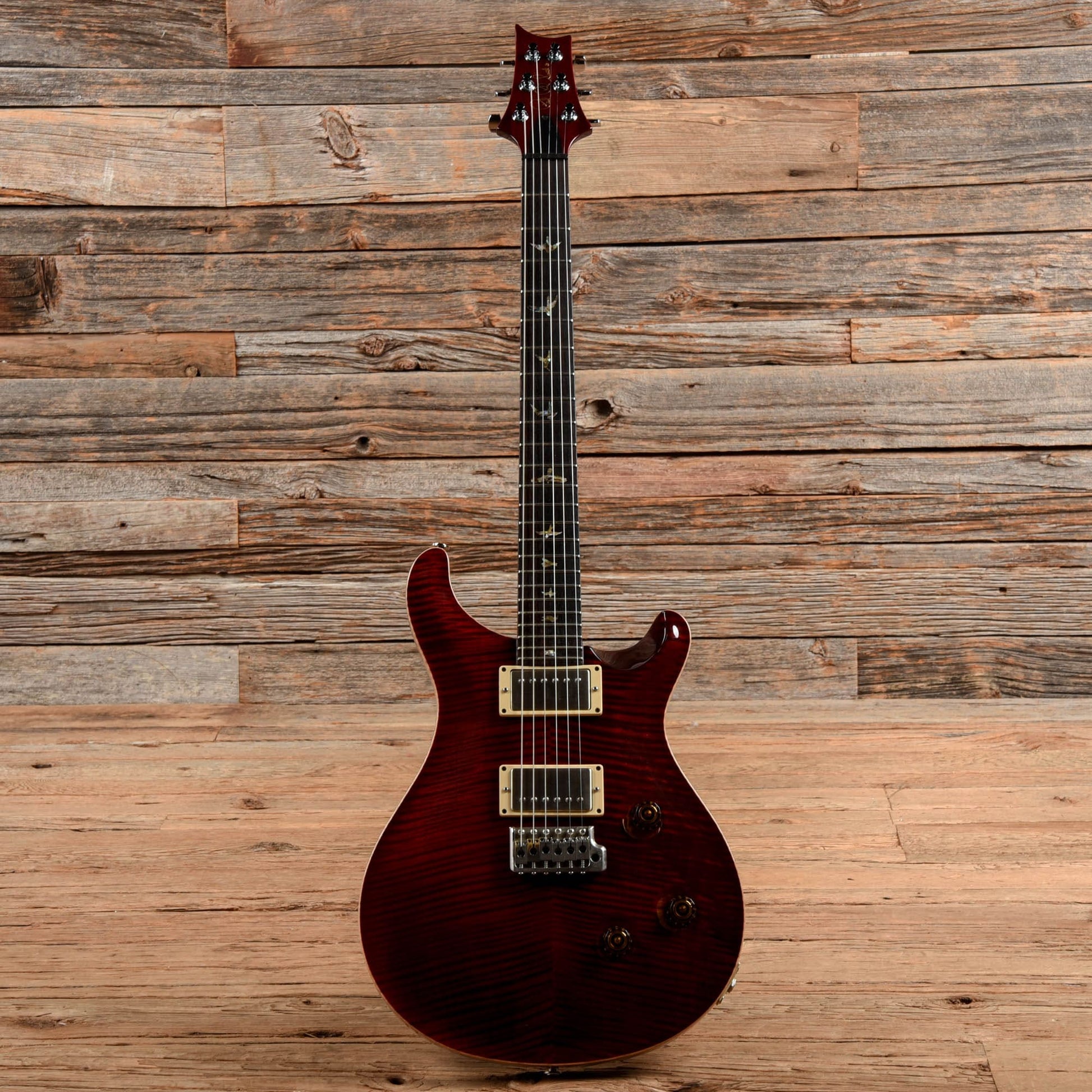 PRS Custom 24 10-Top Red 2002 Electric Guitars / Solid Body