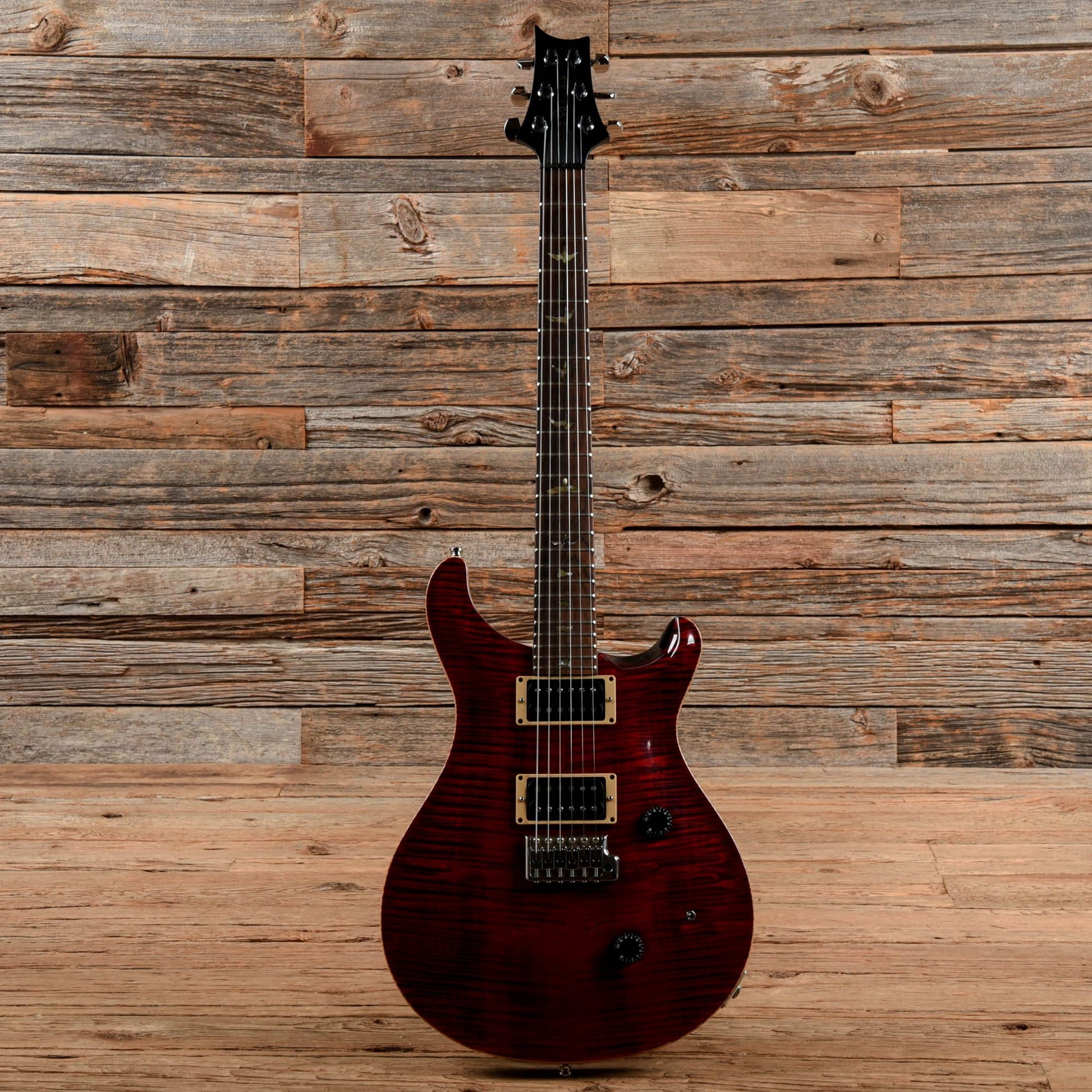 PRS Custom 24 10-Top Scarlet Red 1990 Electric Guitars / Solid Body