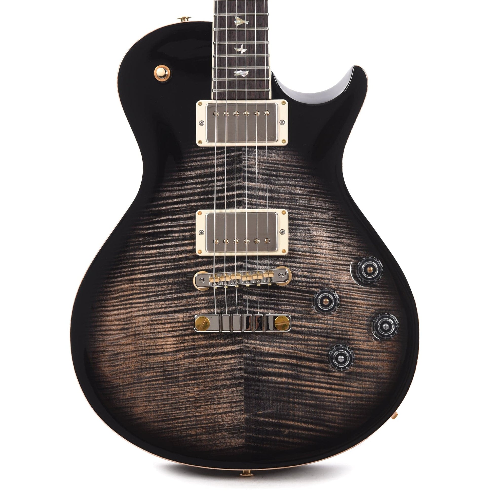 PRS McCarty Singlecut 594 10 Top Charcoal Burst Electric Guitars / Solid Body