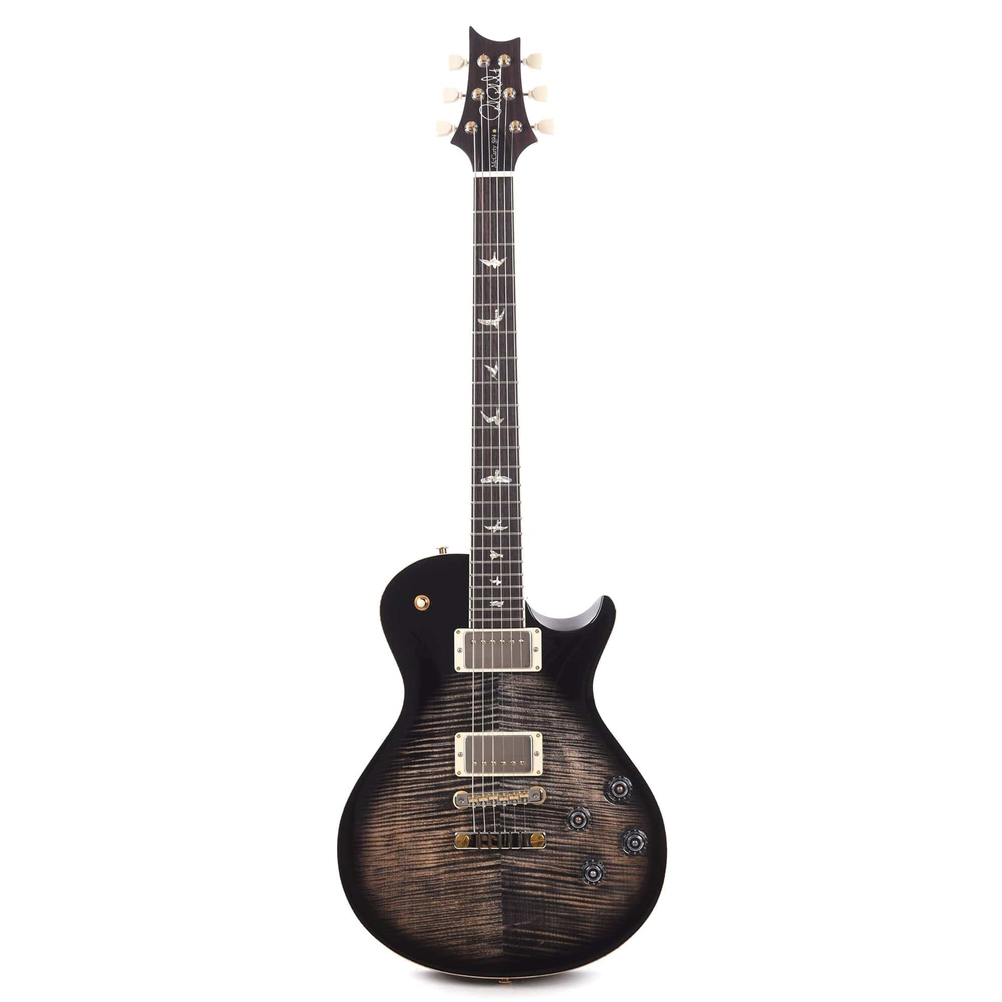 PRS McCarty Singlecut 594 10 Top Charcoal Burst Electric Guitars / Solid Body