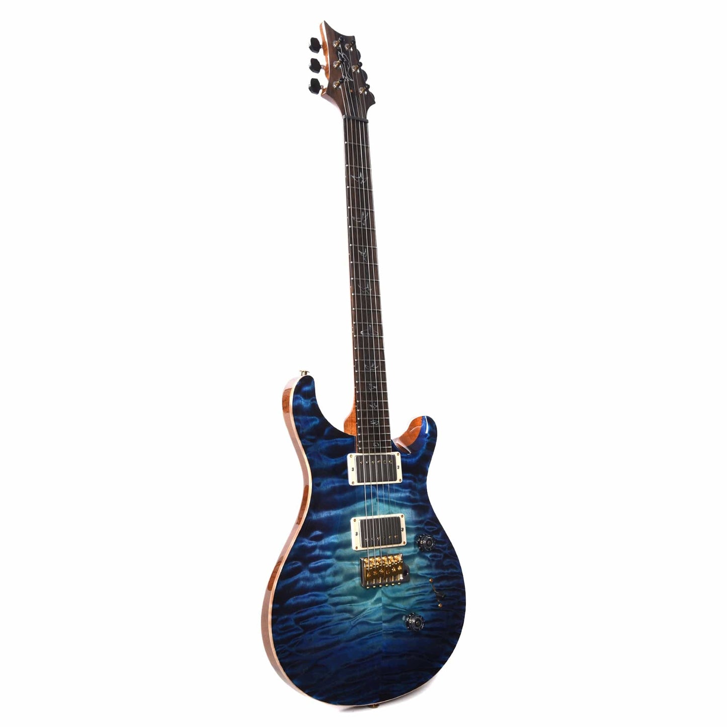 PRS Private Stock #10442 Custom 24 Aqua Violet Glow Quilt Maple w/Figured Mahogany Neck & Exotic Ebony Fingerboard Electric Guitars / Solid Body