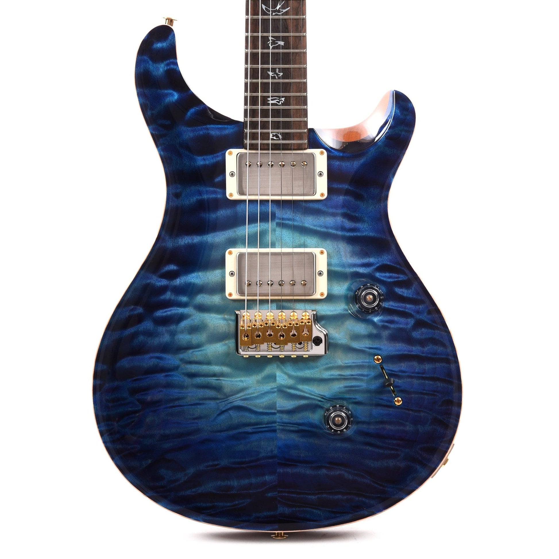 PRS Private Stock #10442 Custom 24 Aqua Violet Glow Quilt Maple w/Figured Mahogany Neck & Exotic Ebony Fingerboard Electric Guitars / Solid Body