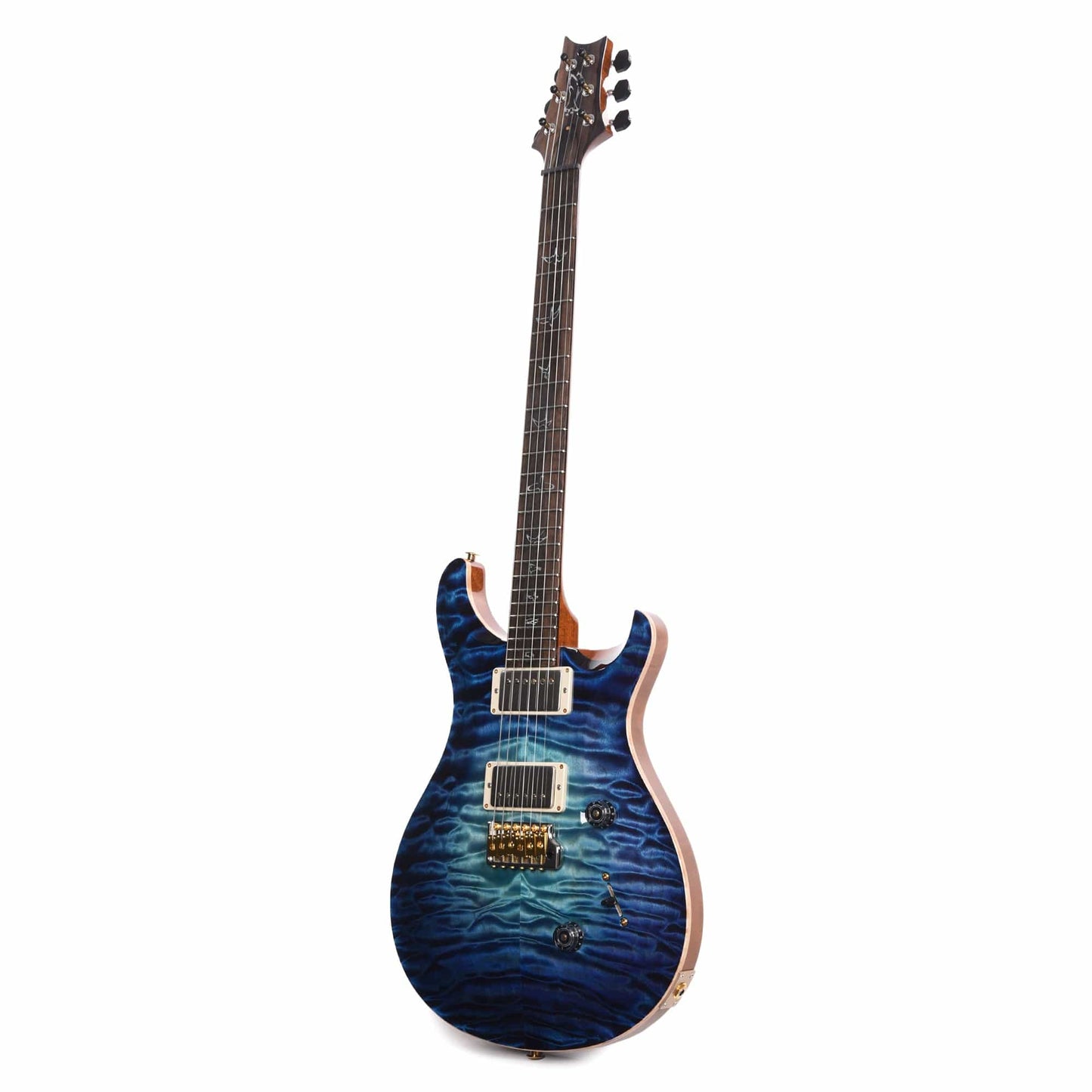 PRS Private Stock #10442 Custom 24 Aqua Violet Glow Quilt Maple w/Figured Mahogany Neck & Exotic Ebony Fingerboard Electric Guitars / Solid Body