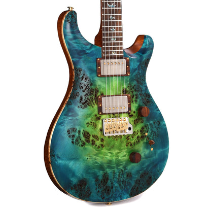 PRS Private Stock #10443 Custom 24 Laguna Glow Poplar Burl w/Cocobolo Fingerboard & Stained Gradated Curly Maple Birds Electric Guitars / Solid Body