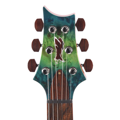 PRS Private Stock #10443 Custom 24 Laguna Glow Poplar Burl w/Cocobolo Fingerboard & Stained Gradated Curly Maple Birds Electric Guitars / Solid Body