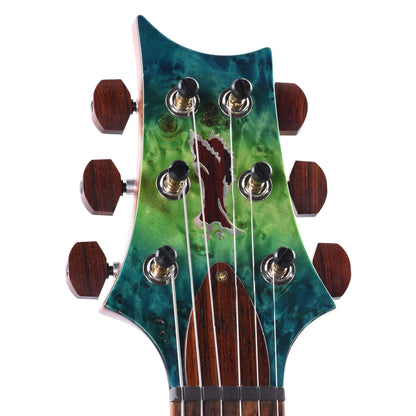 PRS Private Stock #10443 Custom 24 Laguna Glow Poplar Burl w/Cocobolo Fingerboard & Stained Gradated Curly Maple Birds Electric Guitars / Solid Body