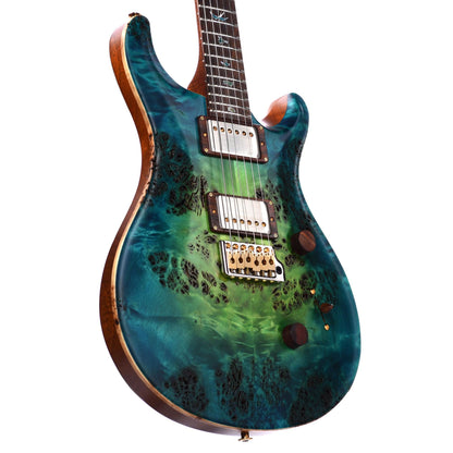 PRS Private Stock #10443 Custom 24 Laguna Glow Poplar Burl w/Cocobolo Fingerboard & Stained Gradated Curly Maple Birds Electric Guitars / Solid Body