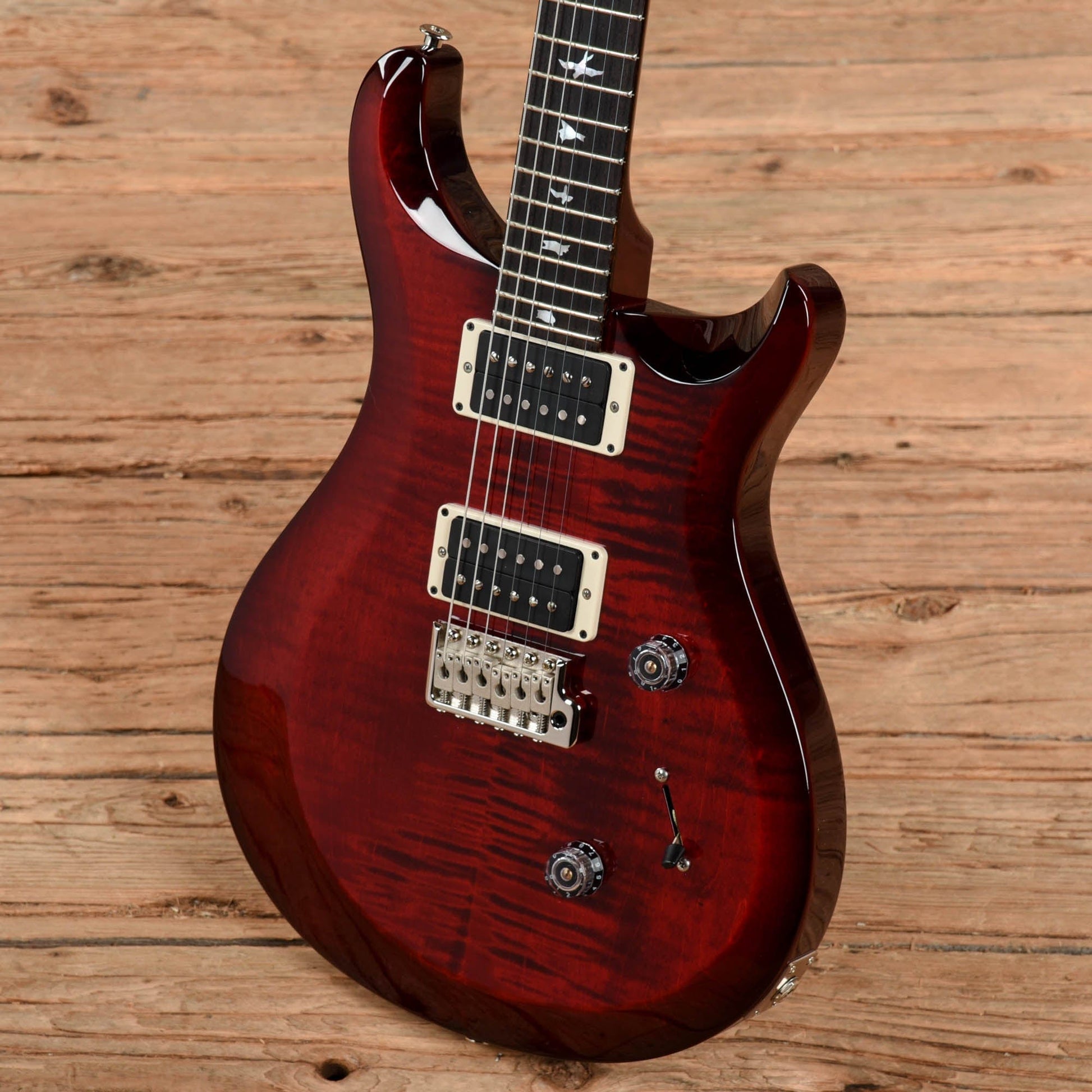 PRS S2 Custom 24 10th Anniversary Fire Red Burst 2023 Electric Guitars / Solid Body