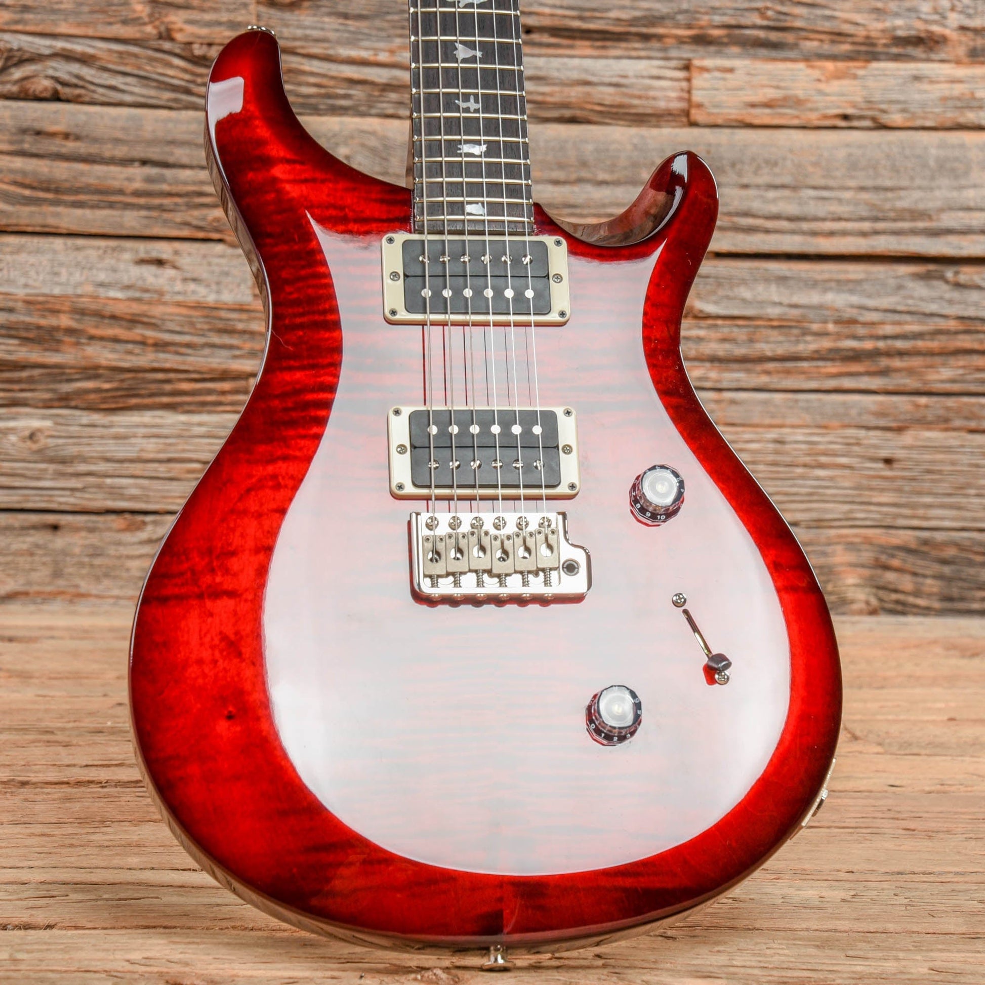 PRS S2 Custom 24 10th Anniversary Fire Red Burst 2023 Electric Guitars / Solid Body