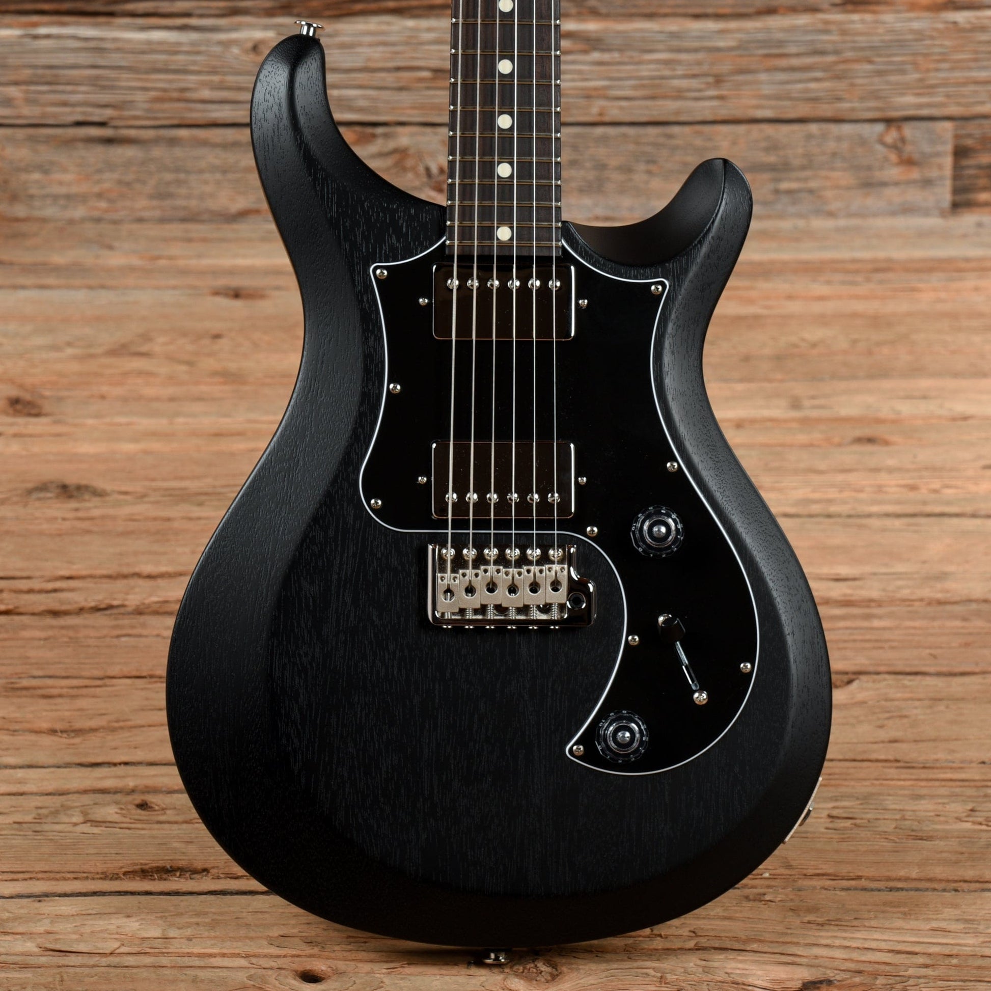 PRS S2 Standard 24 Satin Black 2022 Electric Guitars / Solid Body