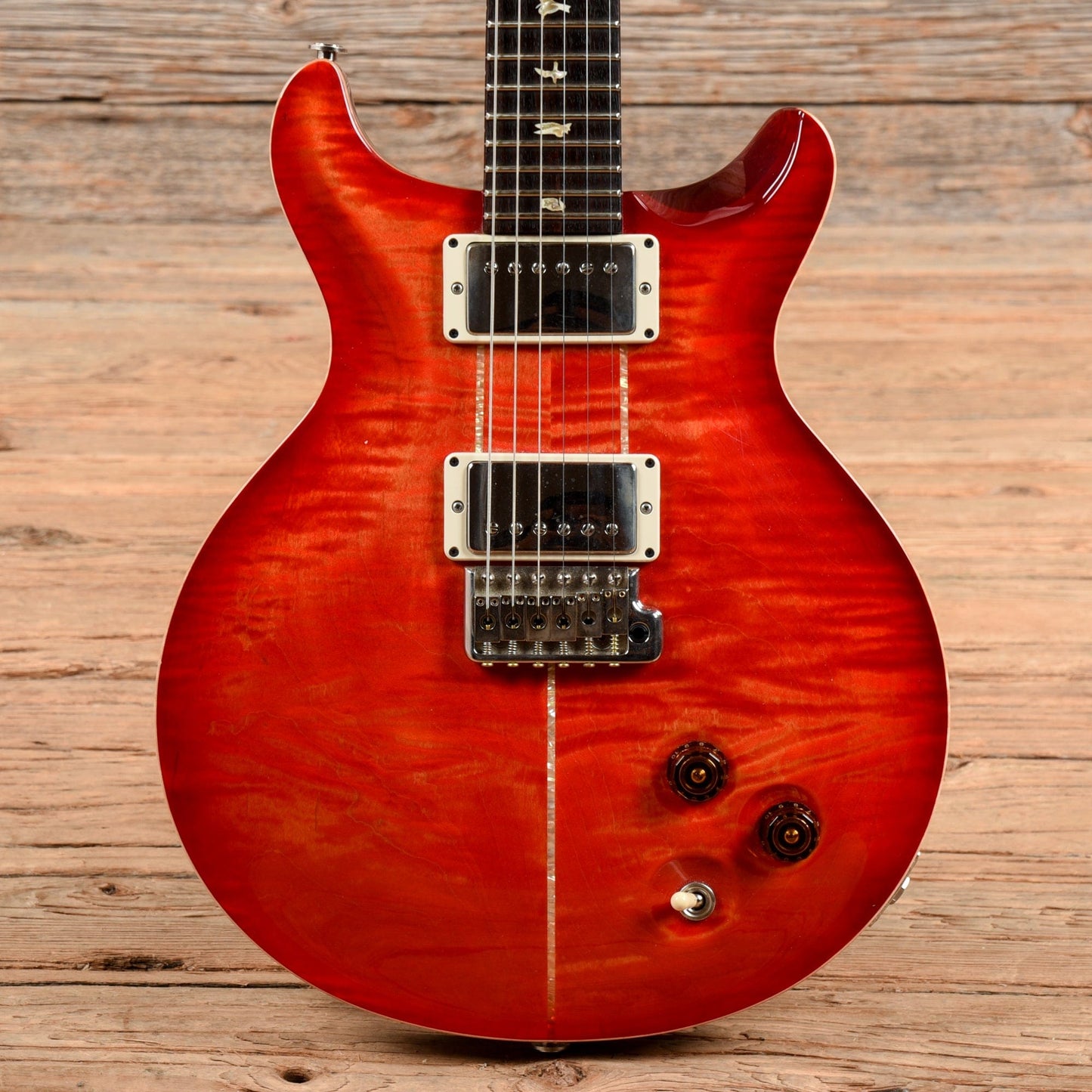 PRS Santana Retro Blood Orange 2015 Electric Guitars / Solid Body