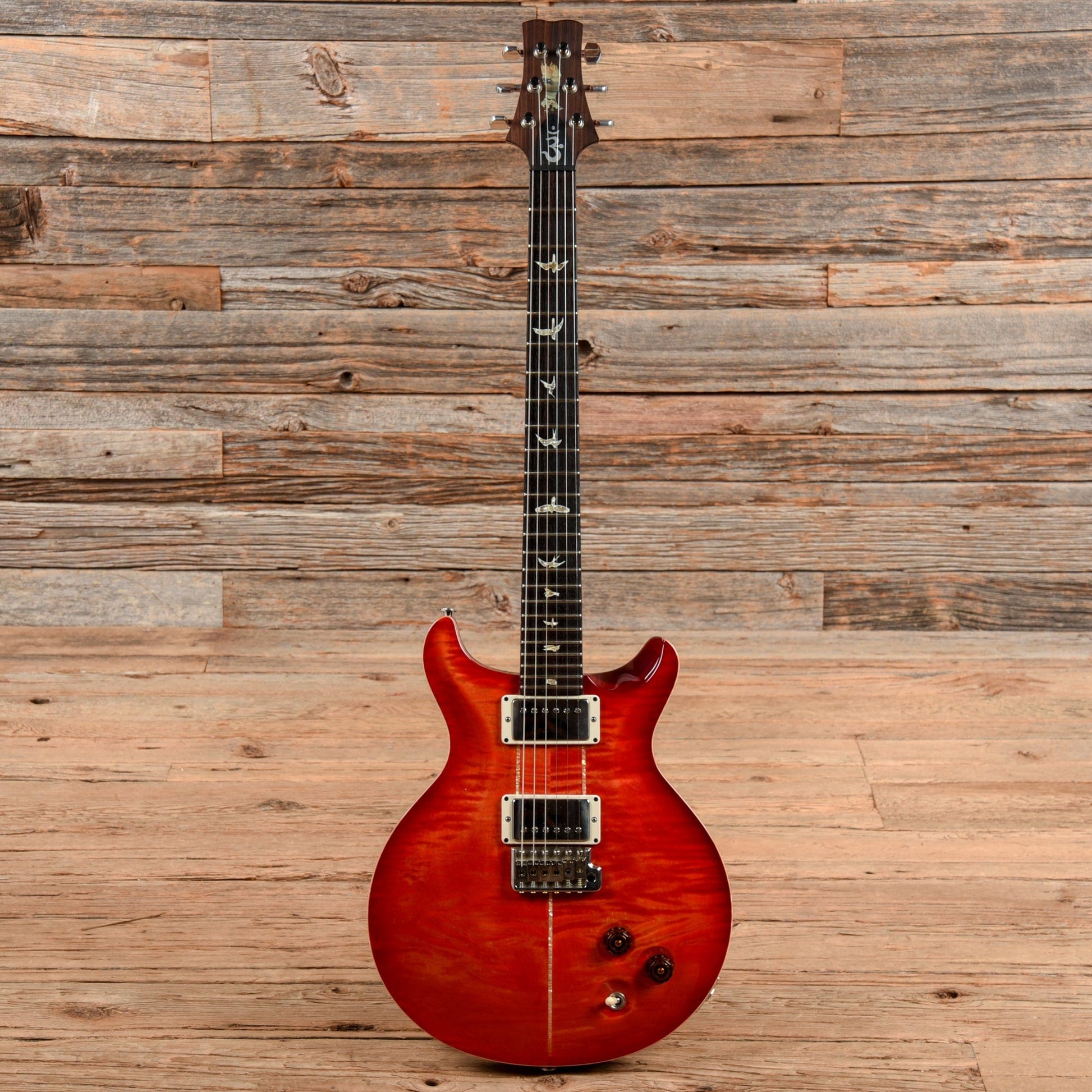 PRS Santana Retro Blood Orange 2015 Electric Guitars / Solid Body