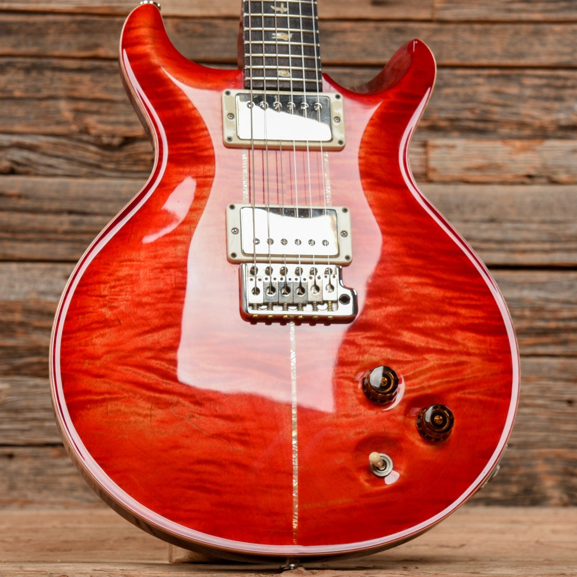 PRS Santana Retro Blood Orange 2015 Electric Guitars / Solid Body