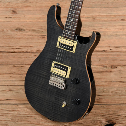 PRS SE Custom 22 Transparent Black Electric Guitars / Solid Body