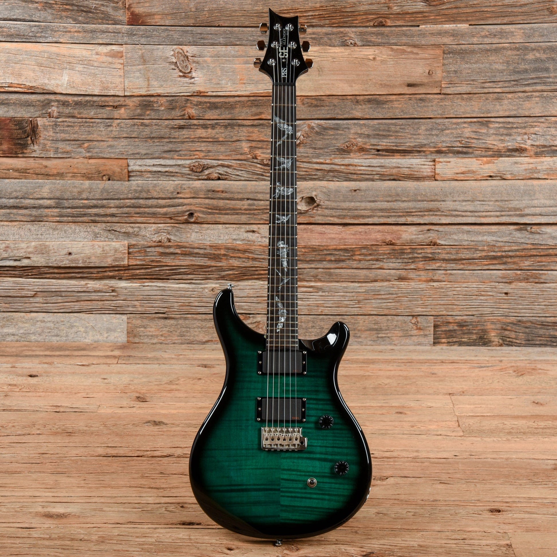 PRS SE Paul Allender Teal Green Burst 2010 Electric Guitars / Solid Body