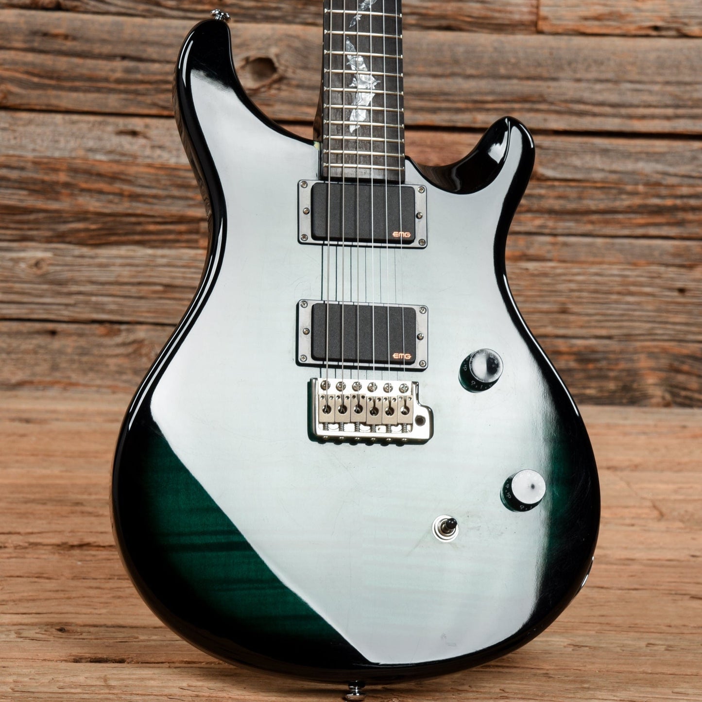 PRS SE Paul Allender Teal Green Burst 2010 Electric Guitars / Solid Body