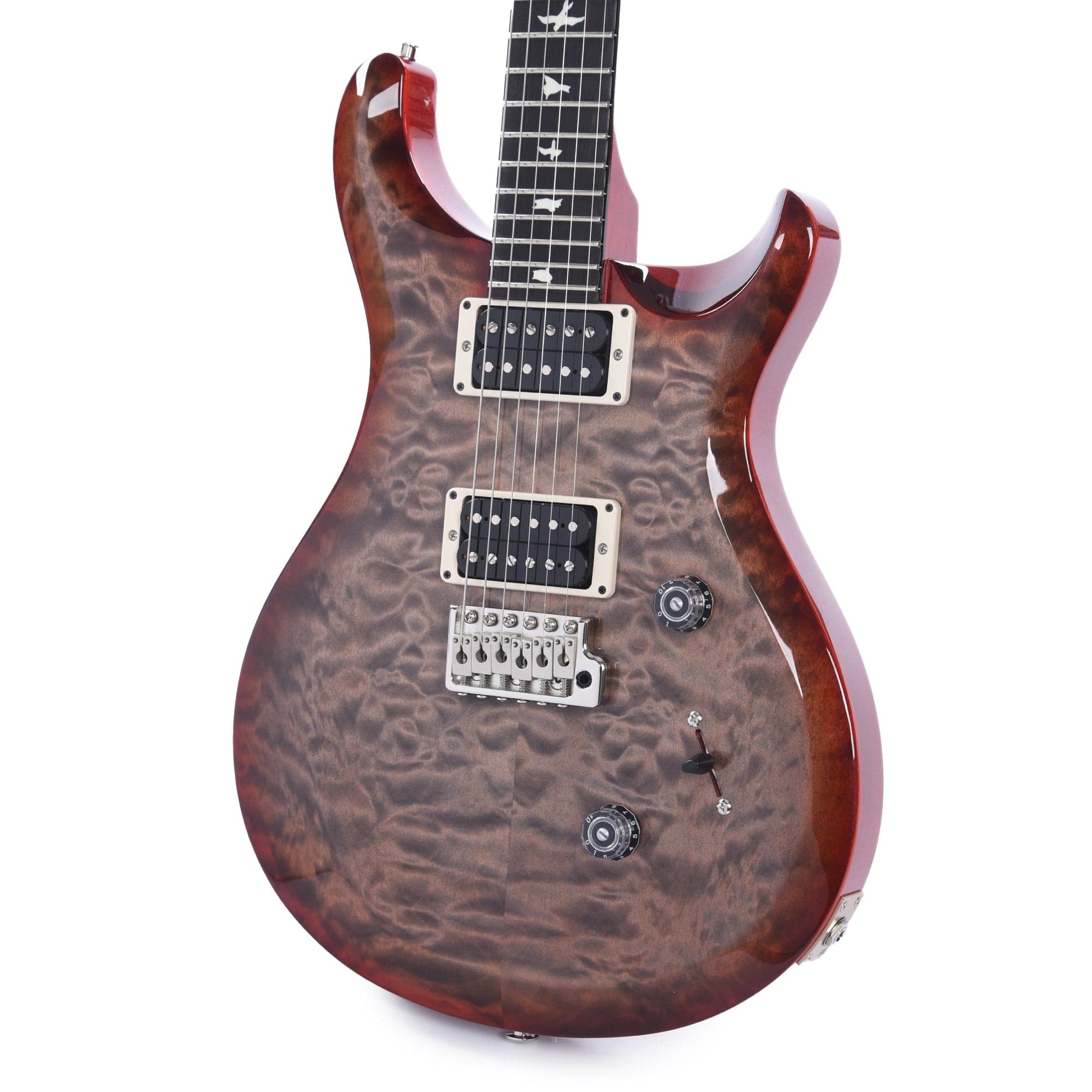 PRS Special Run S2 Custom 24 Quilt Top Faded Gray Black Cherry Burst w/Ebony Fingerboard Electric Guitars / Solid Body